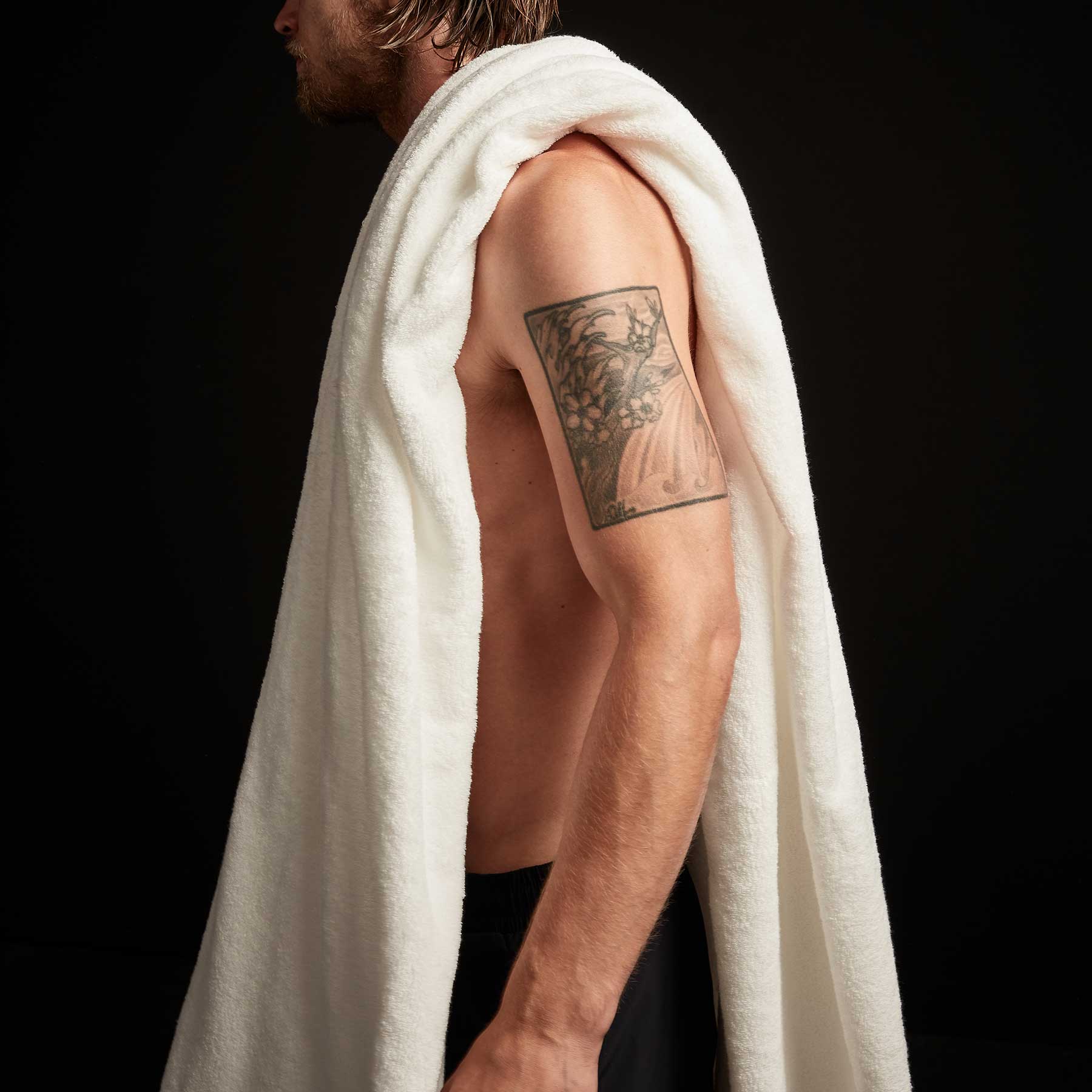 Bath Sheet - White - Image 3