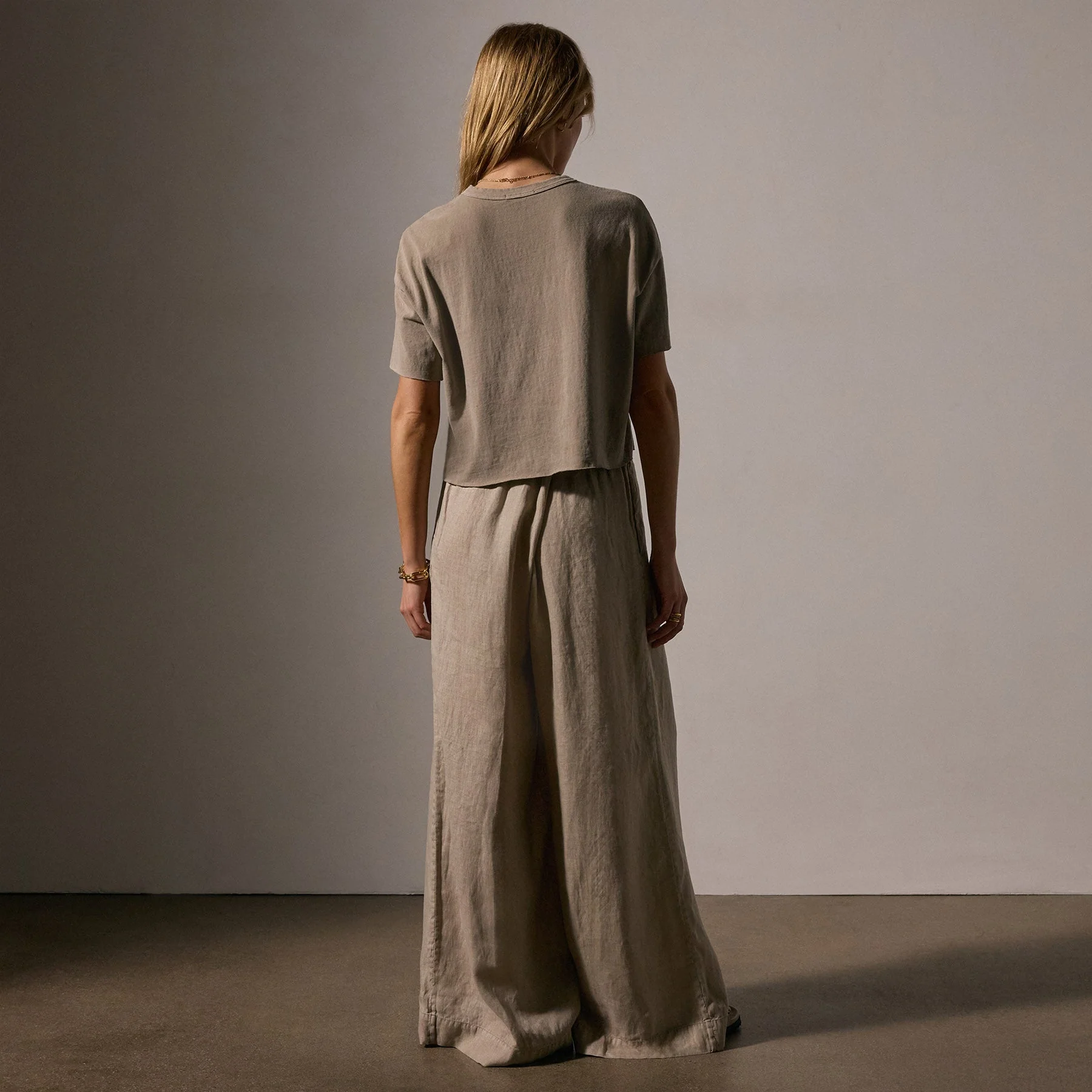 Brushed Jersey Pocket Tee - Overcast Pigment - Image 4