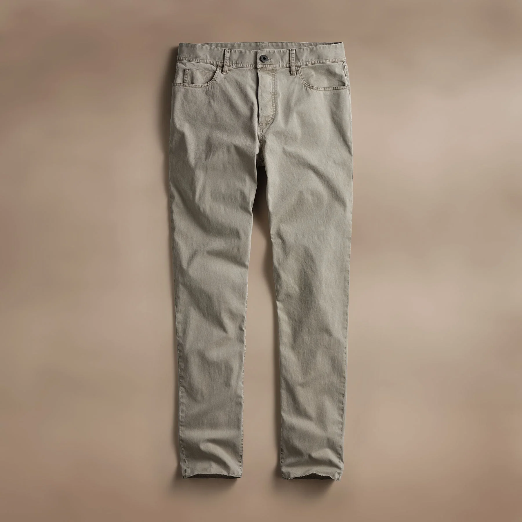 Brushed Twill 5 Pocket Pant - Light Tan Pigment - Image 3