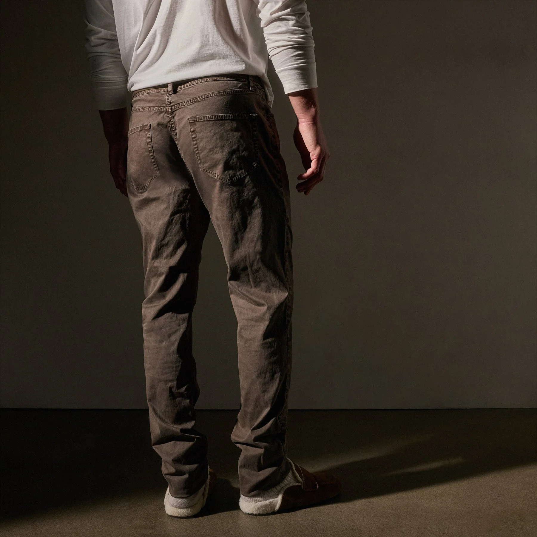 Brushed Twill 5 Pocket Pant - Loam Pigment - Image 3