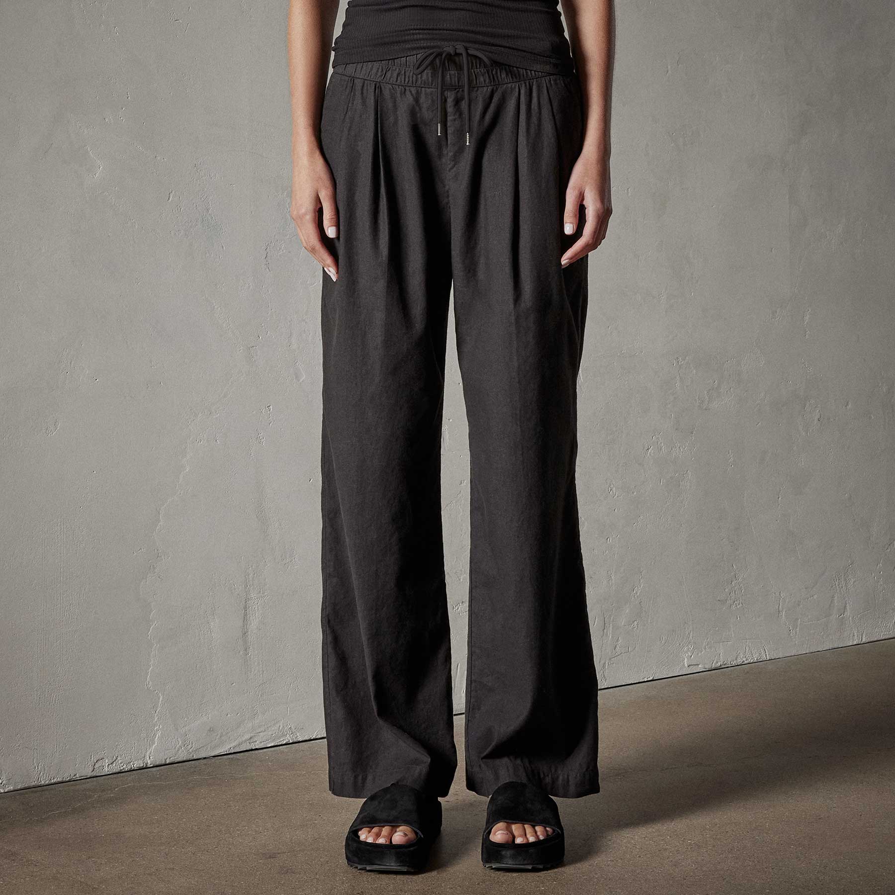 Canyon Linen Pant - Black - Image 3