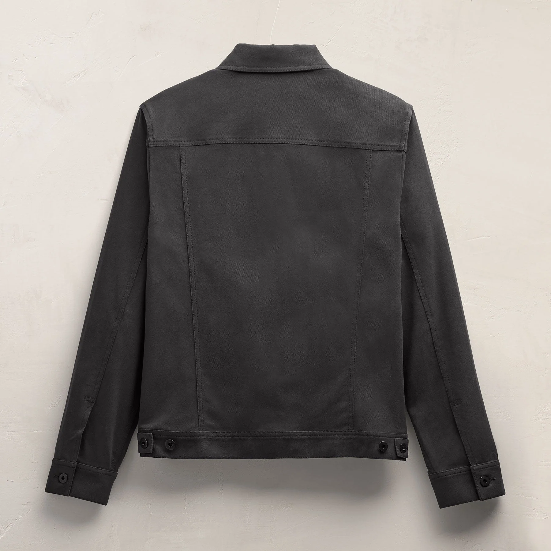 Cashmere Touch Cotton Trucker Jacket - Magma - Image 8