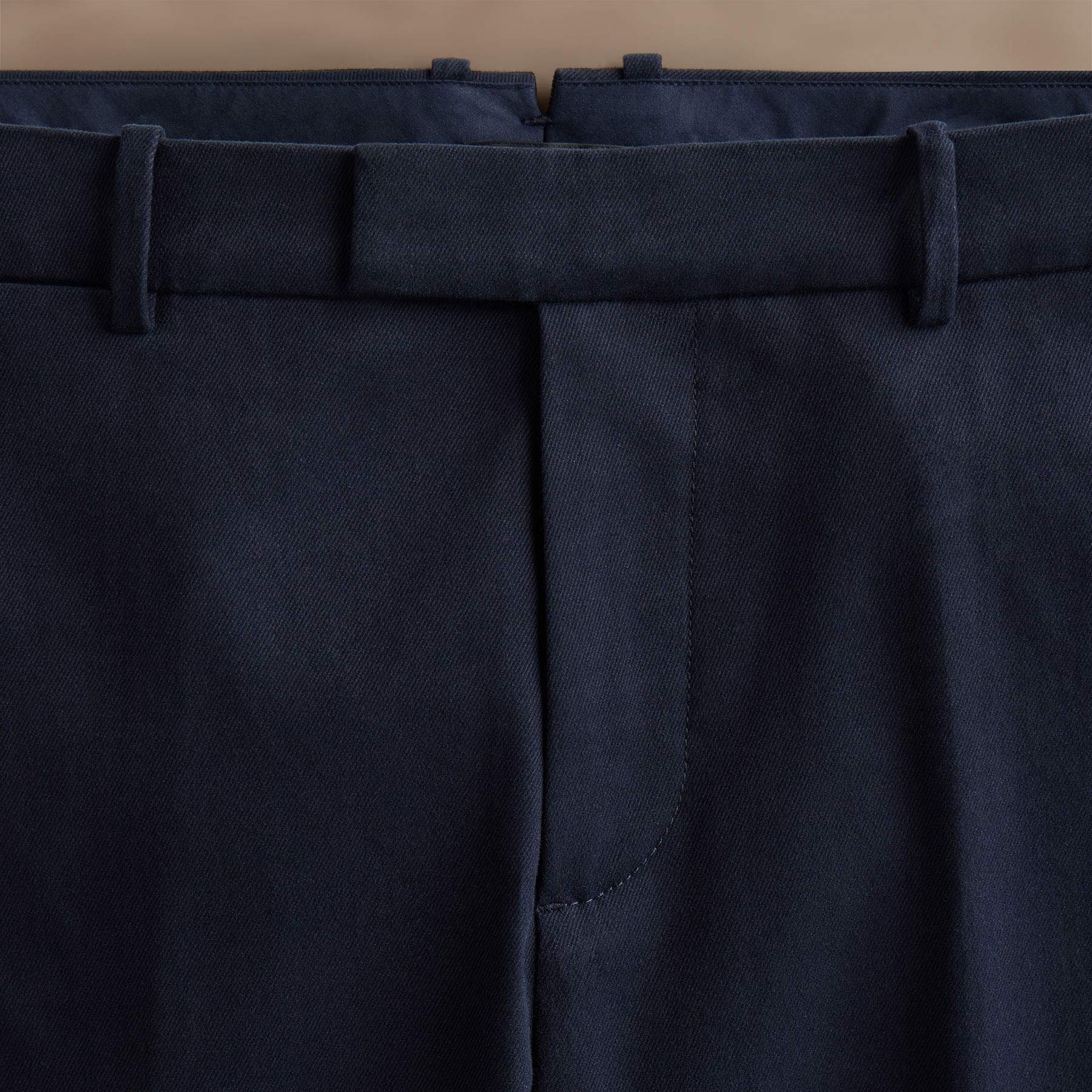 Cashmere Touch Twill Trouser - Classic Navy - Image 5
