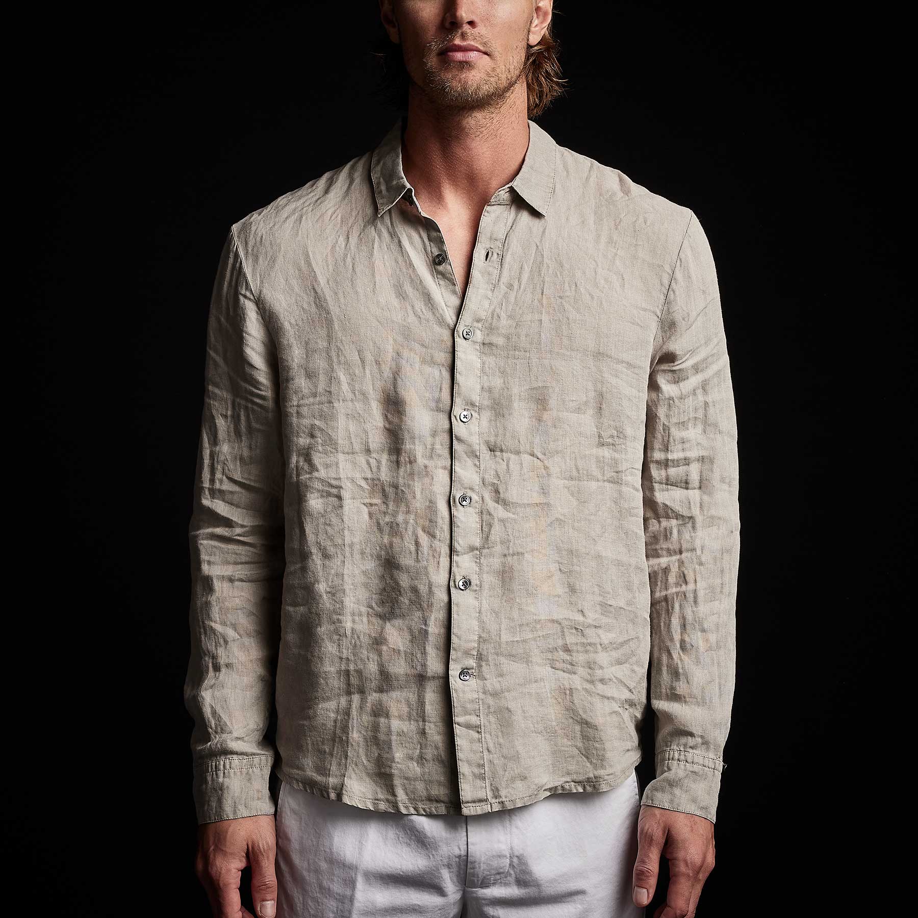 Classic Linen Shirt - Silt Pigment - Image 3