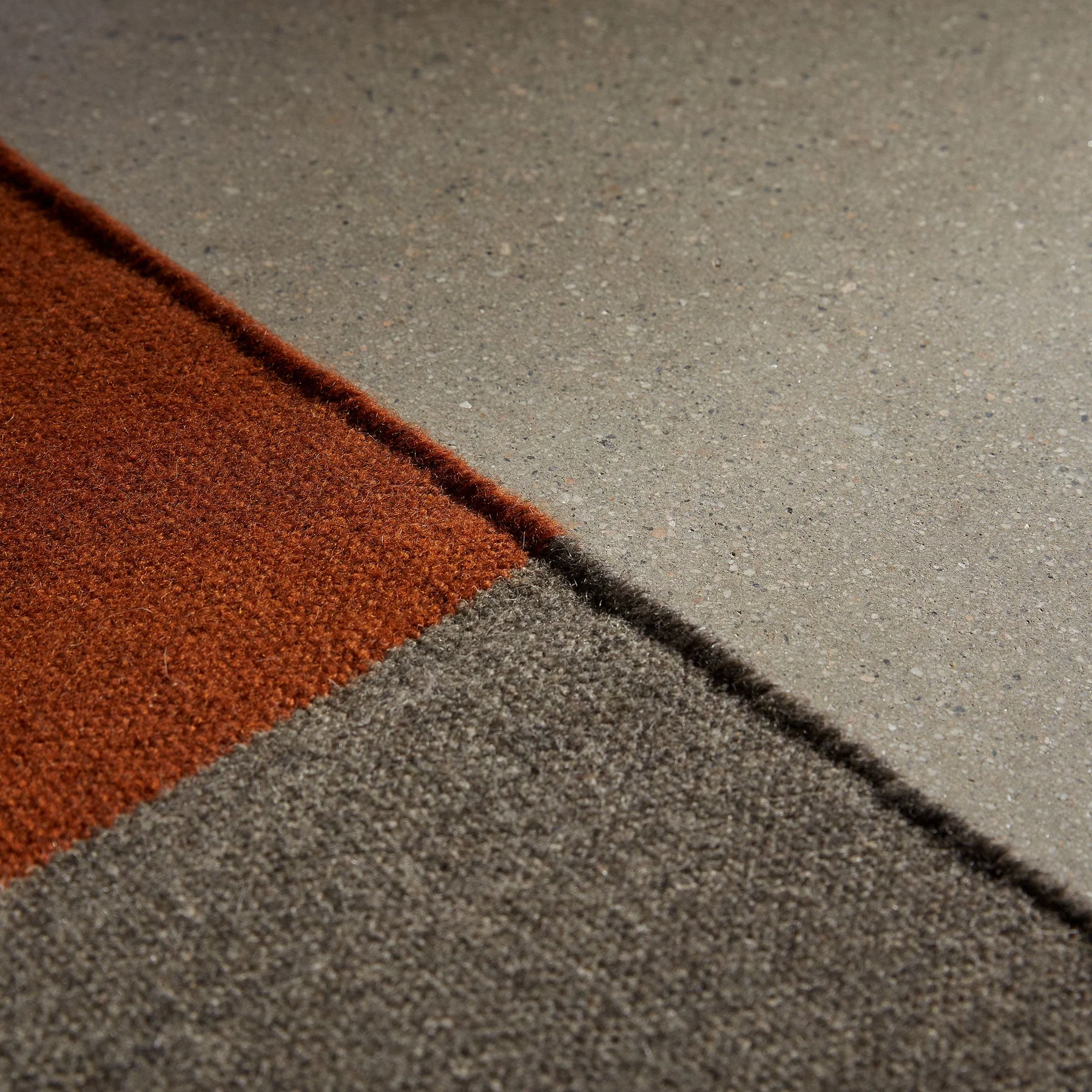 Color Blocked Area Rug - Blk M/Ochre/Flint - Image 4