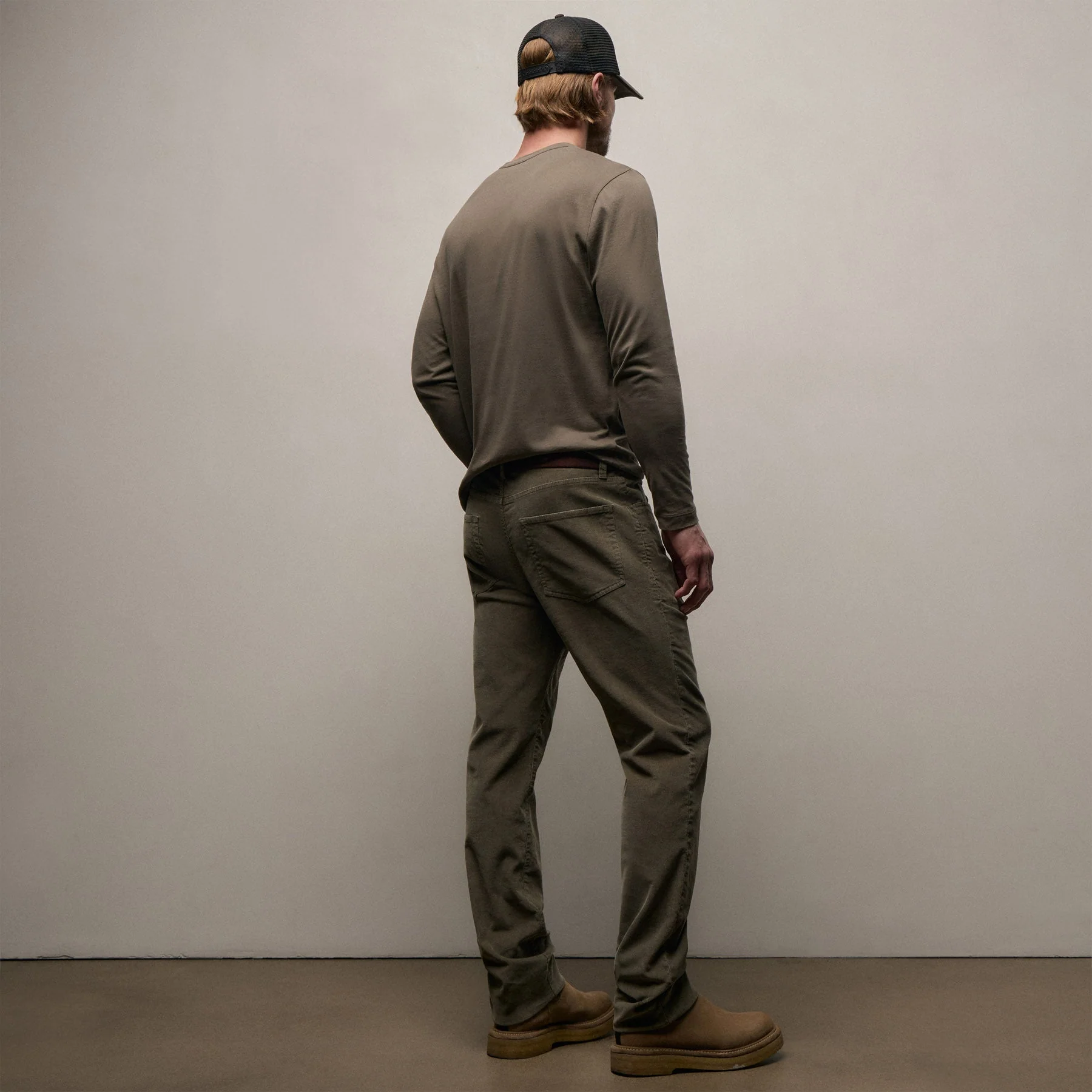 Corduroy 5 Pocket Pant - Army Green Pigment - Image 5