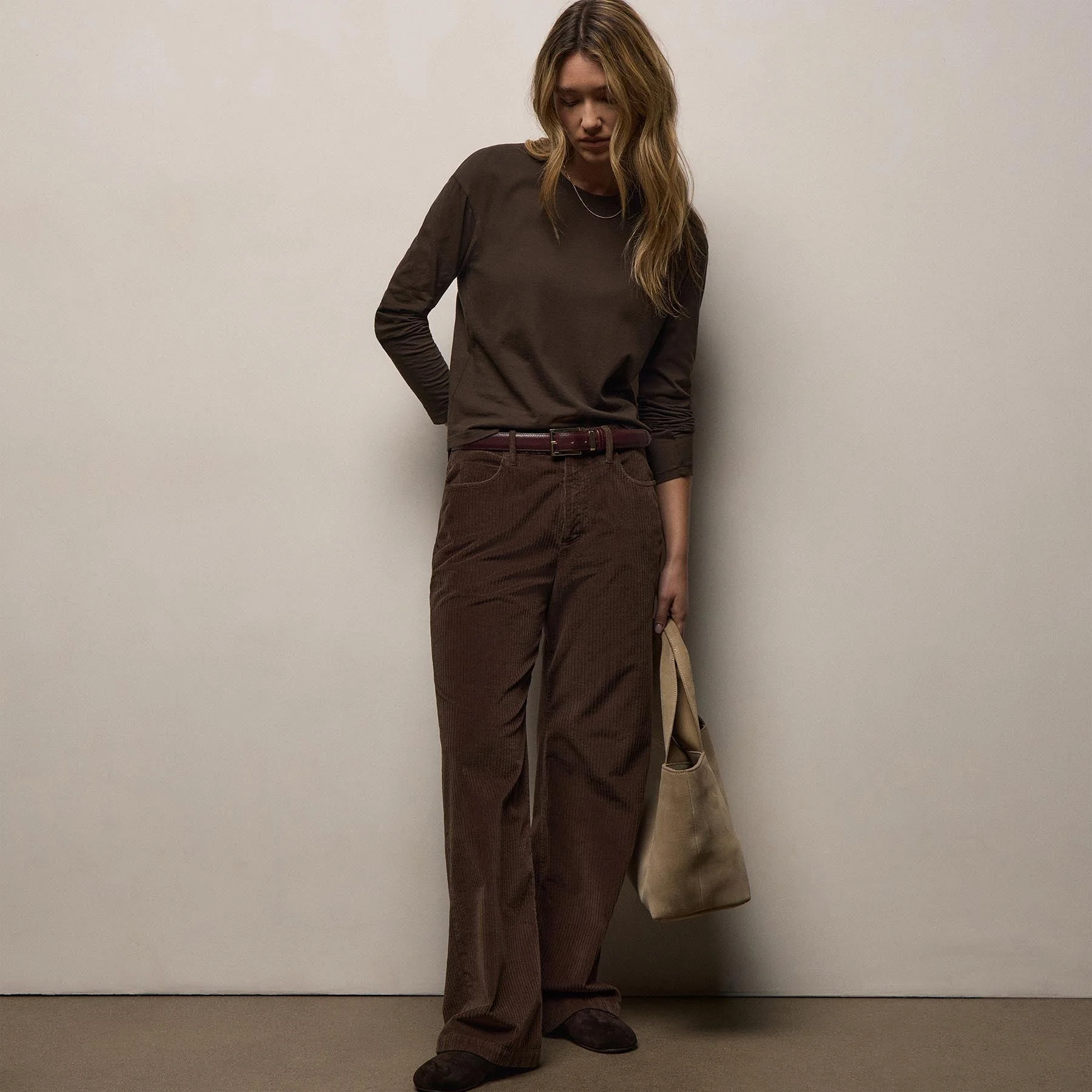 Corduroy Straight Leg Pant - Porcupine - Image 2