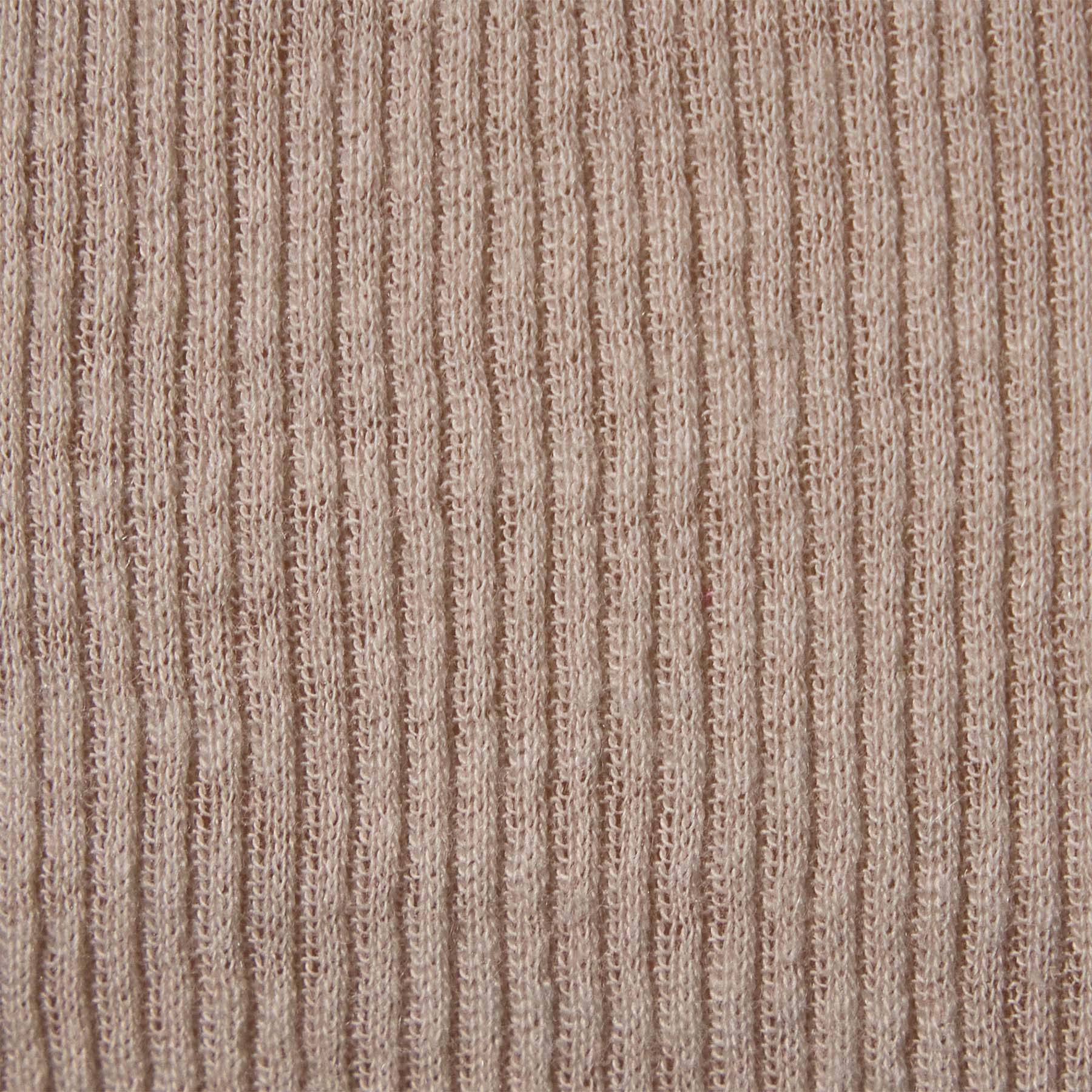 Cotton Cashmere Rib Shell Top - Salt - Image 5