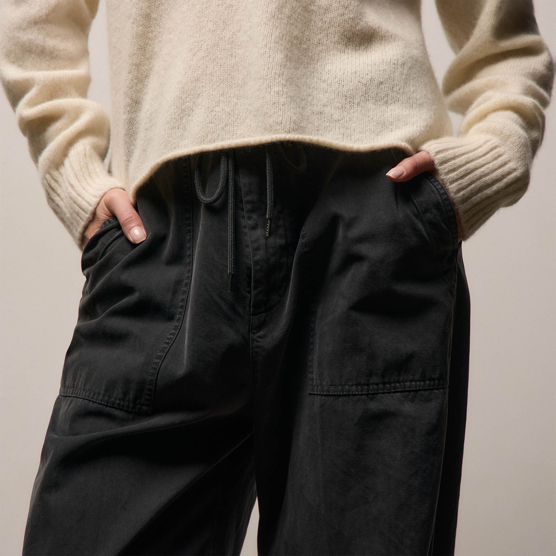 Cotton Cashmere Utility Pant - Magma Pigment - Image 4