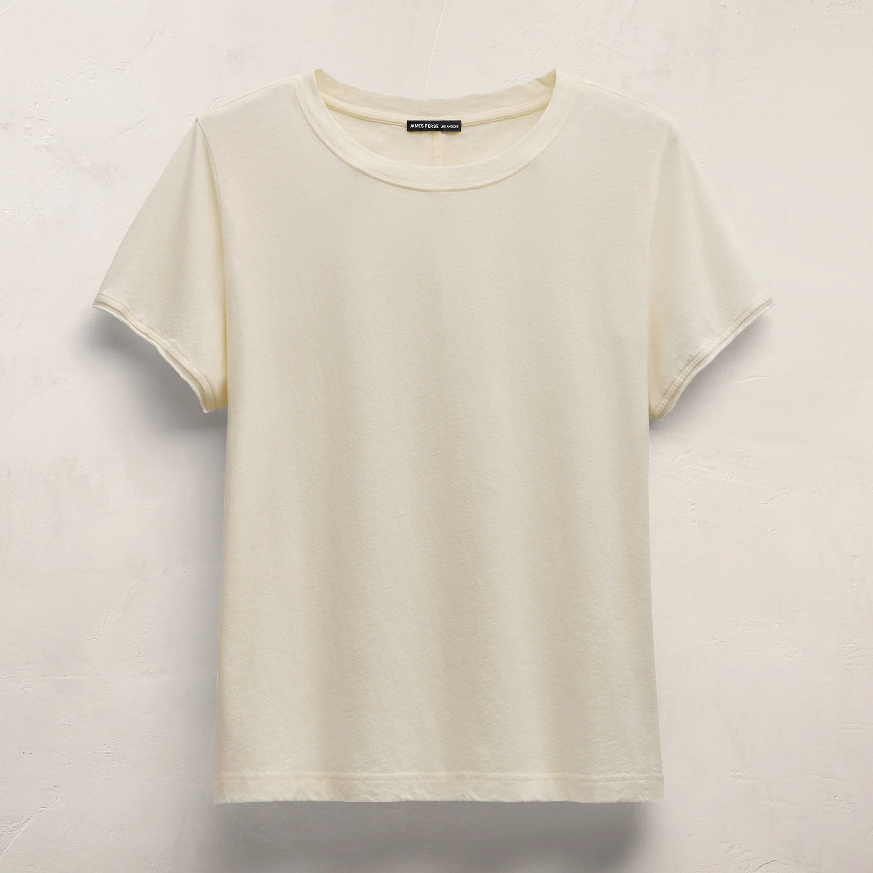 Cotton Linen Lounge Tee - Ecru - Image 2