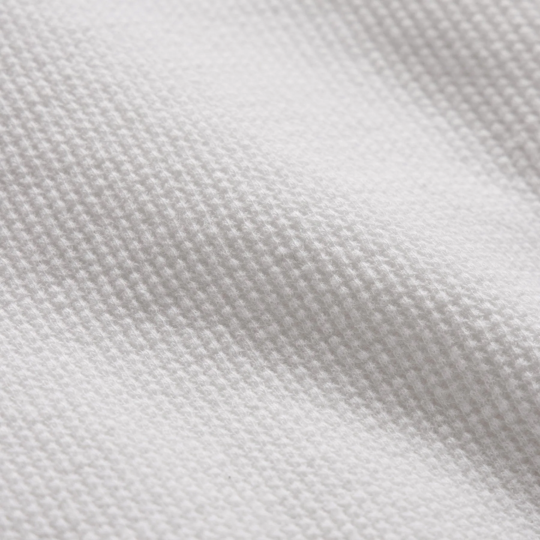 Cotton Linen Thermal Henley - White - Image 7