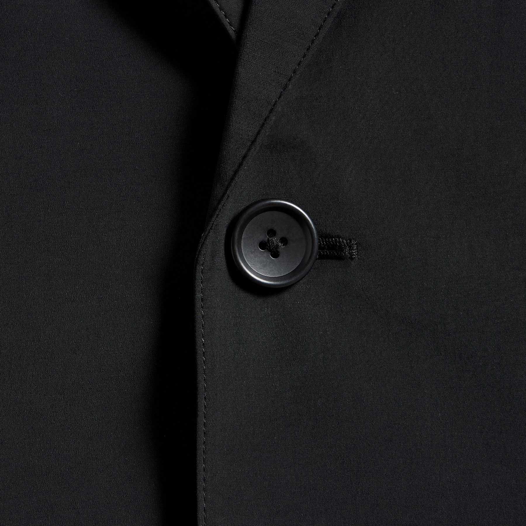 Cotton Poplin Blazer - Black - Image 7