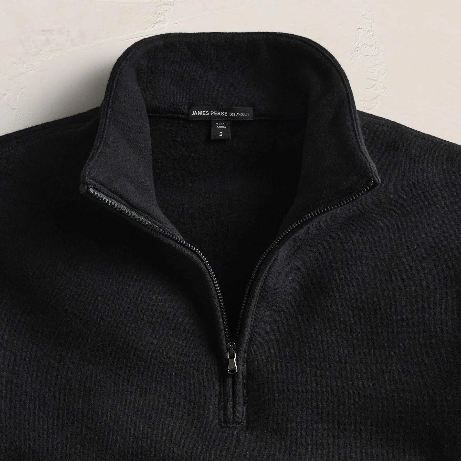 Cozy Half Zip - Black - Image 4