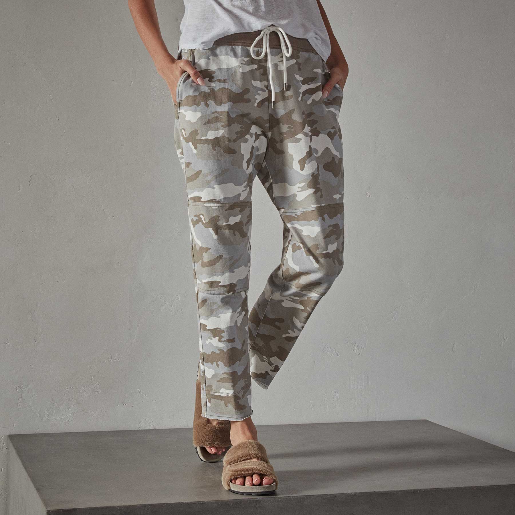Cropped Camo Trouser - Desert Camo - Image 2