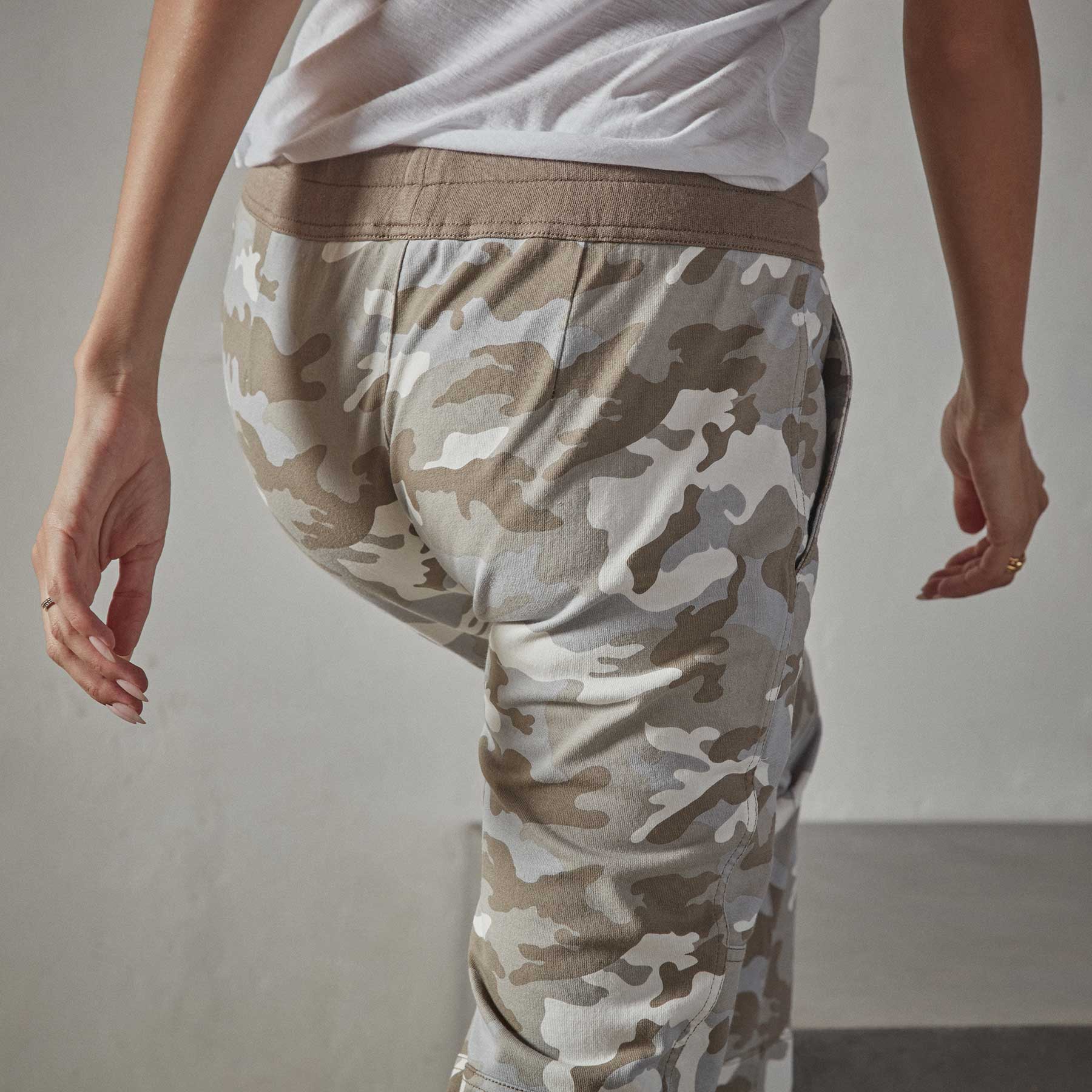 Cropped Camo Trouser - Desert Camo - Image 4