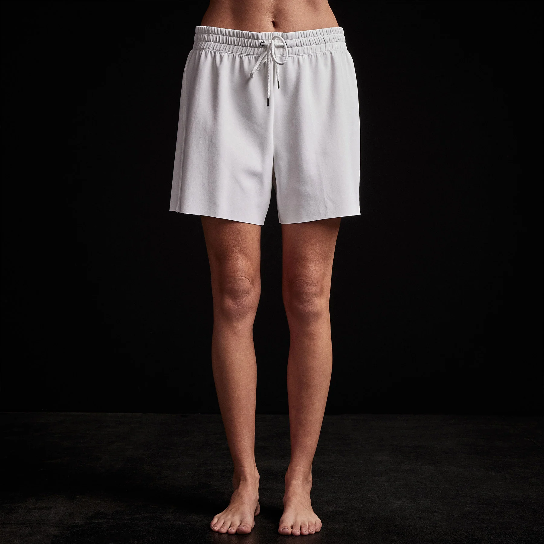 Double Knit Sweat Short - White - Image 4