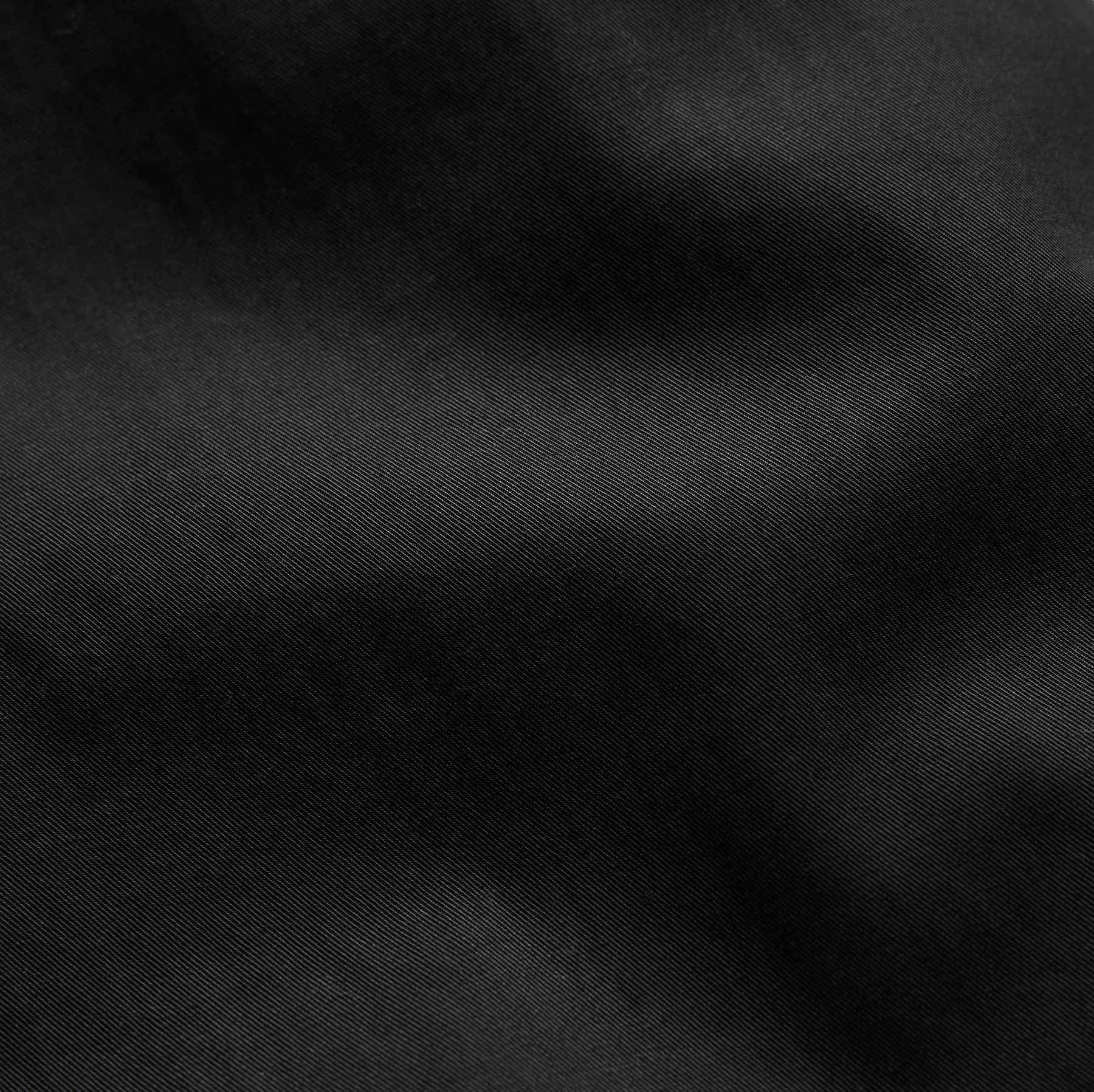 Elevated Cotton Twill Drawstring Trouser - Black - Image 8