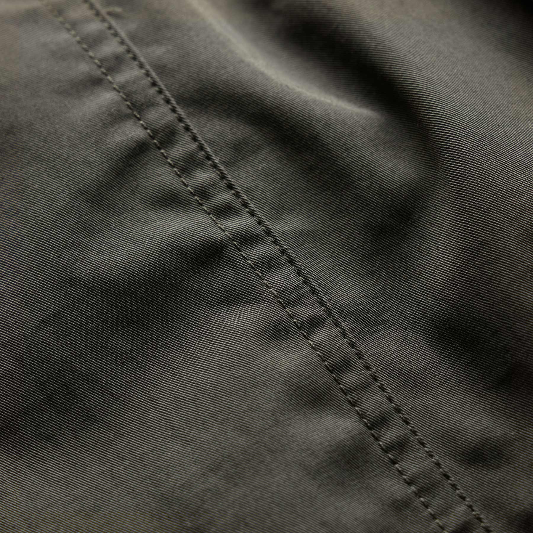 Fine Cotton Twill Crop Pant - Dark Olive - Image 10