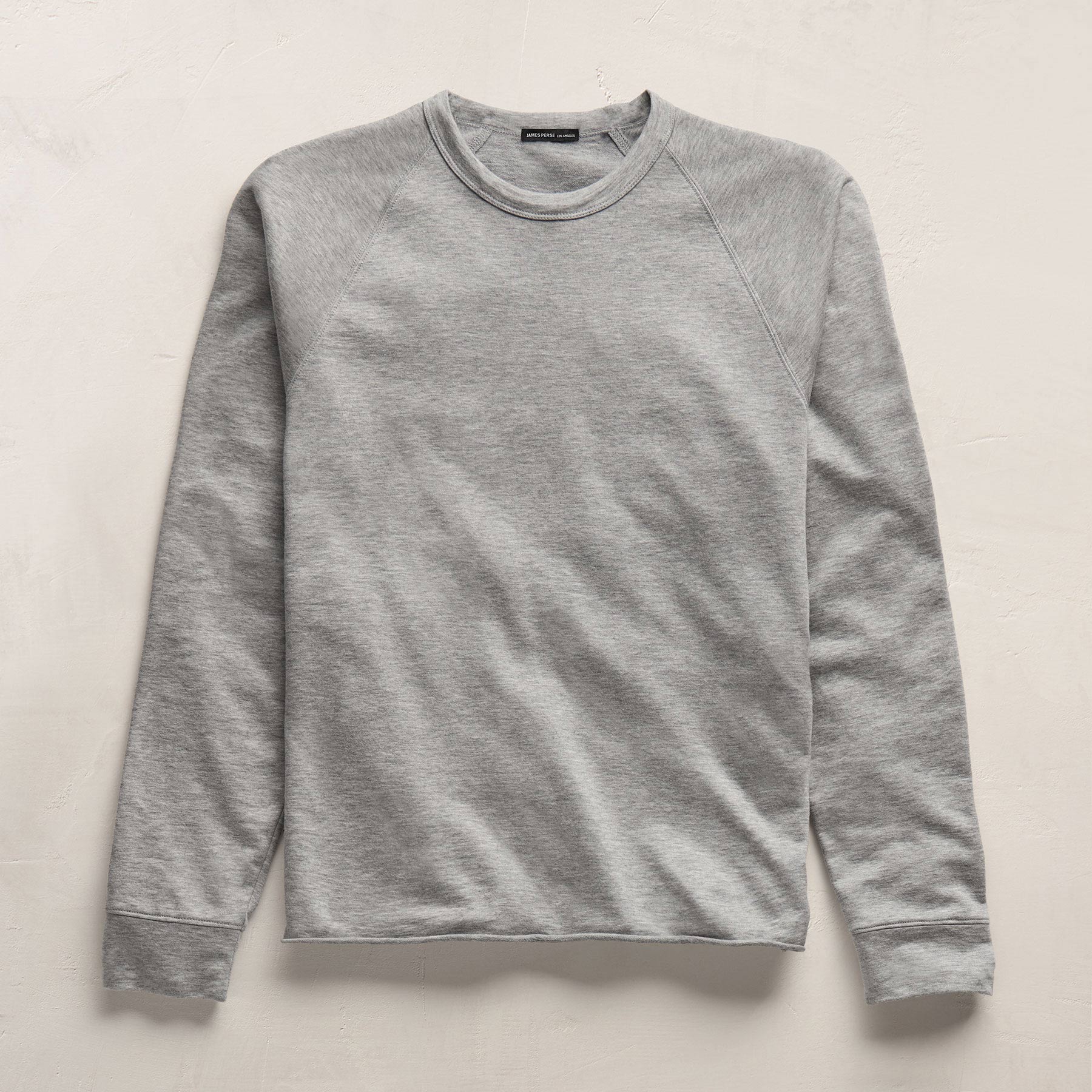 Fine French Terry Sweatshirt - Heather Grey - Image 2