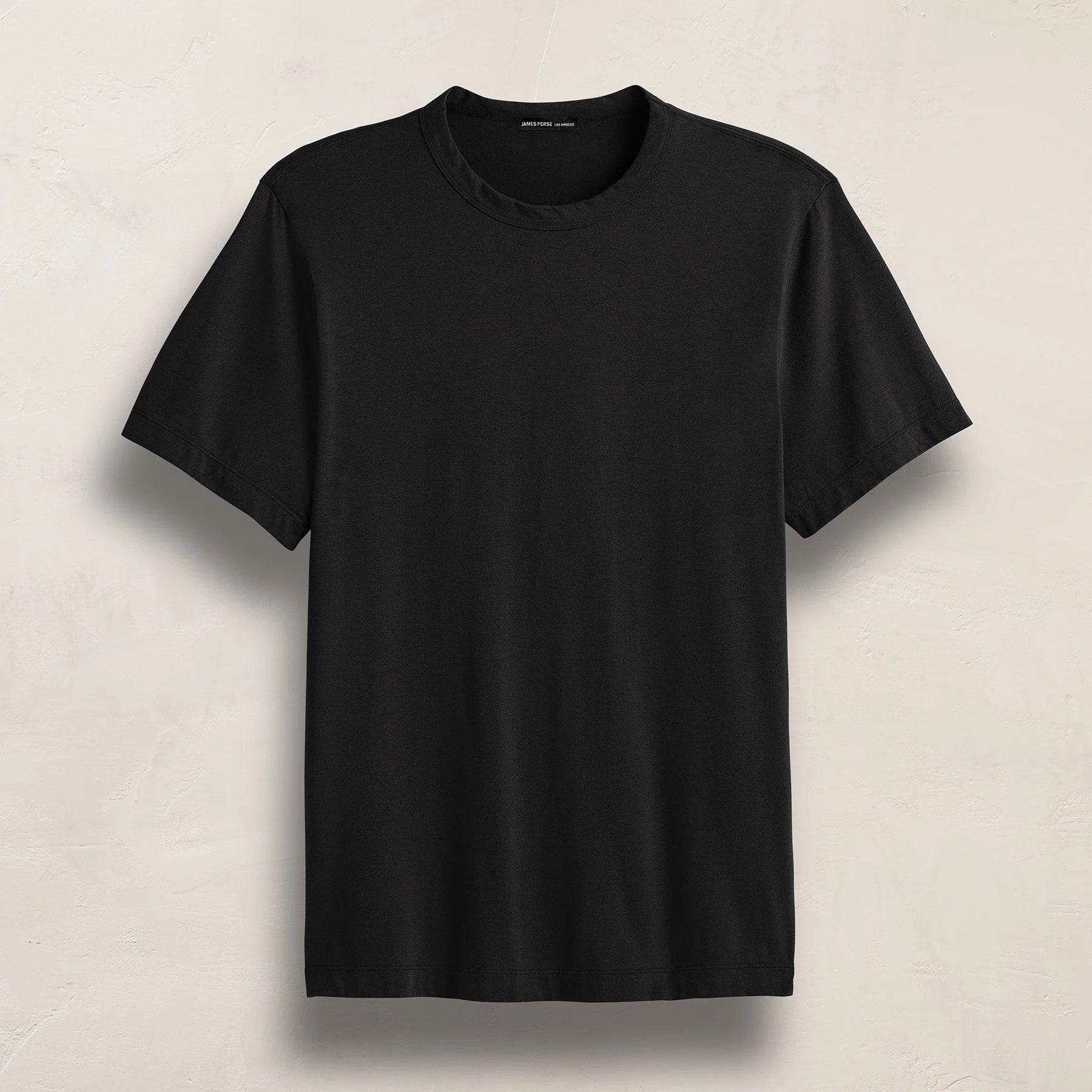 Heavy Luxe Jersey Crew - Black - Image 2