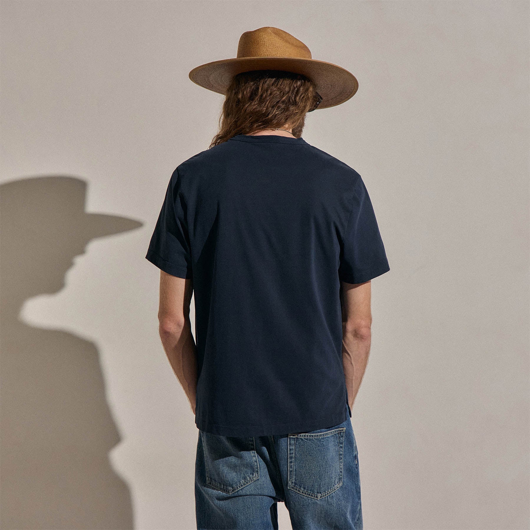 Heavy Luxe Jersey Crew - Blue Noir - Image 4