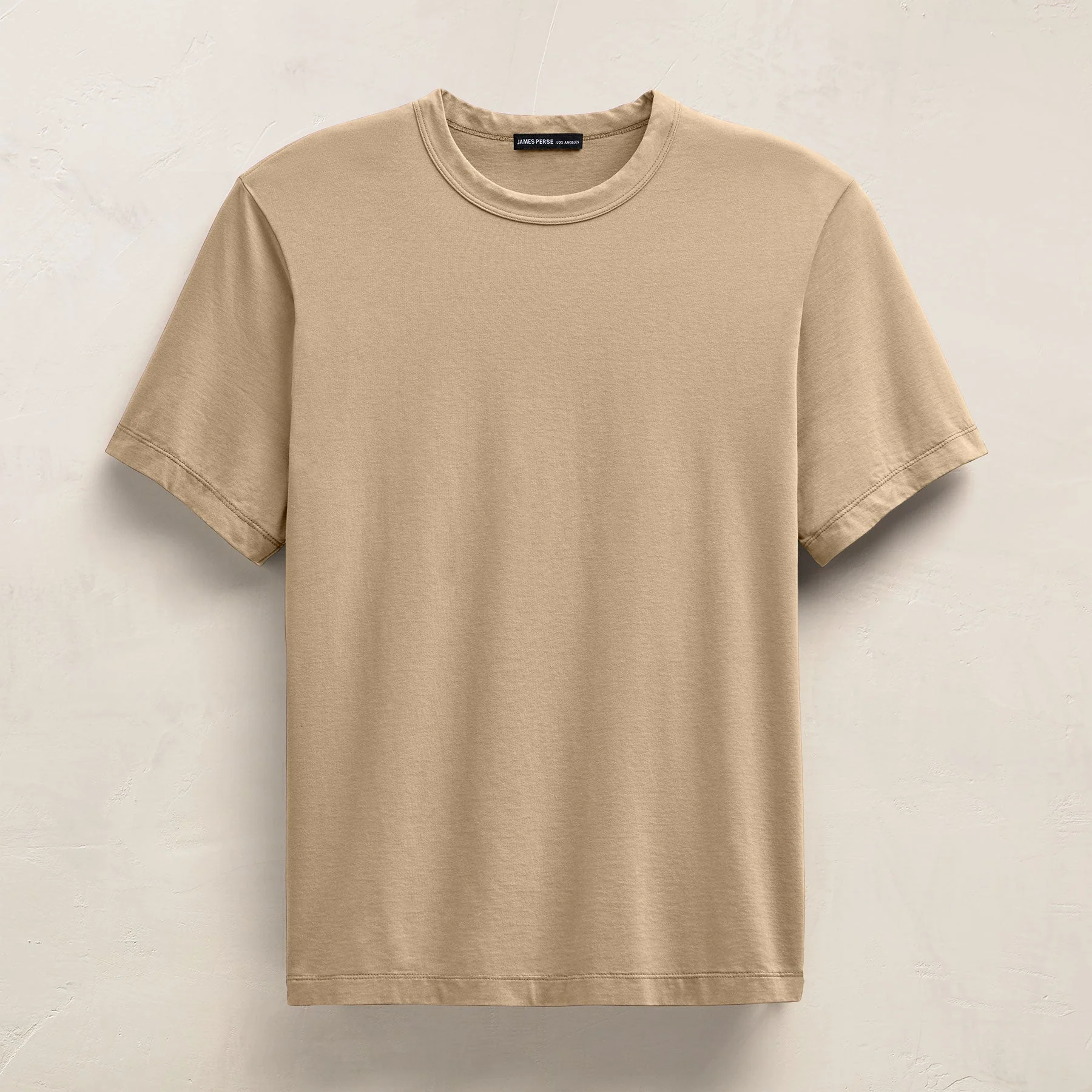 Heavy Luxe Jersey Crew - Light Khaki - Image 2
