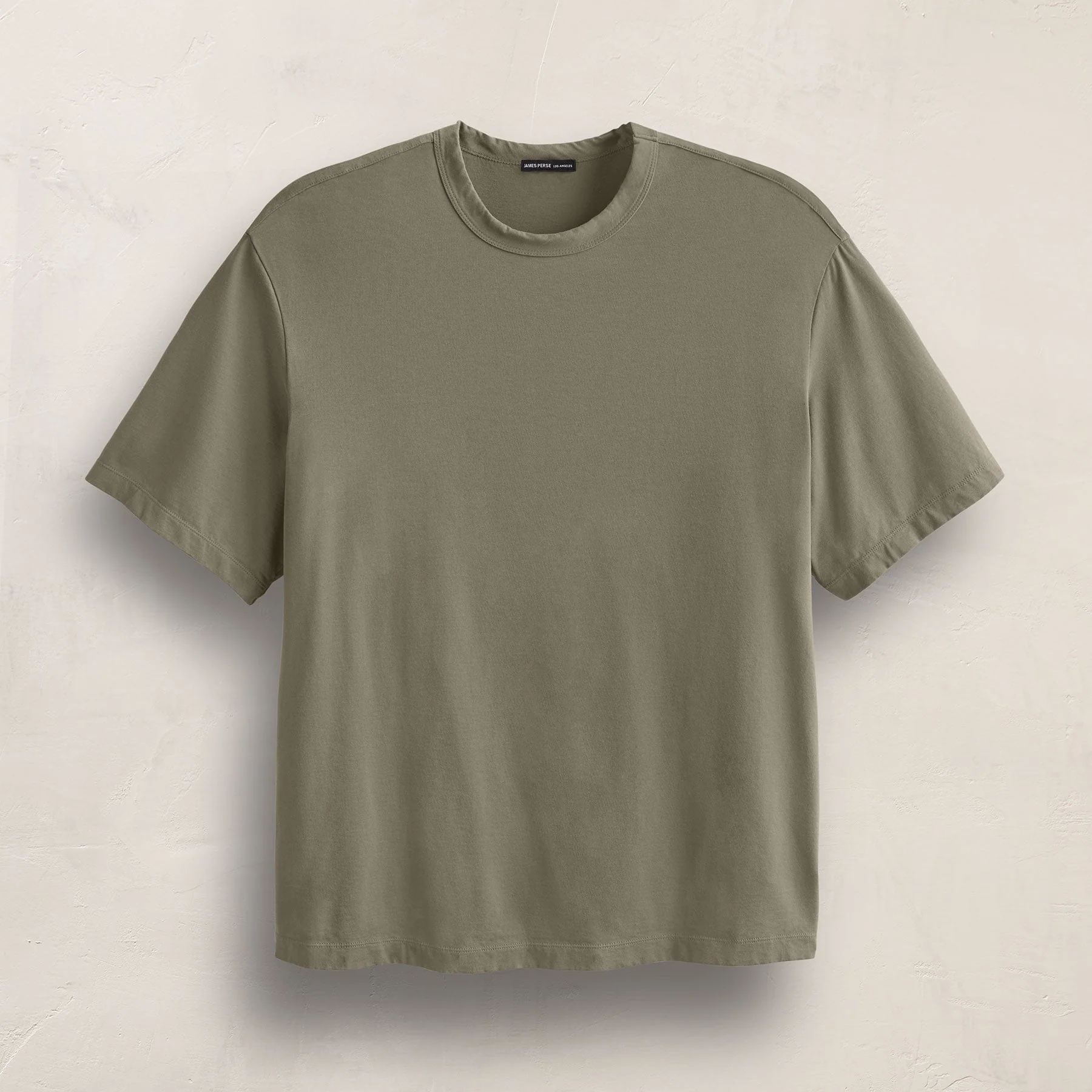 Heavy Luxe Jersey Oversized Crew - Birch