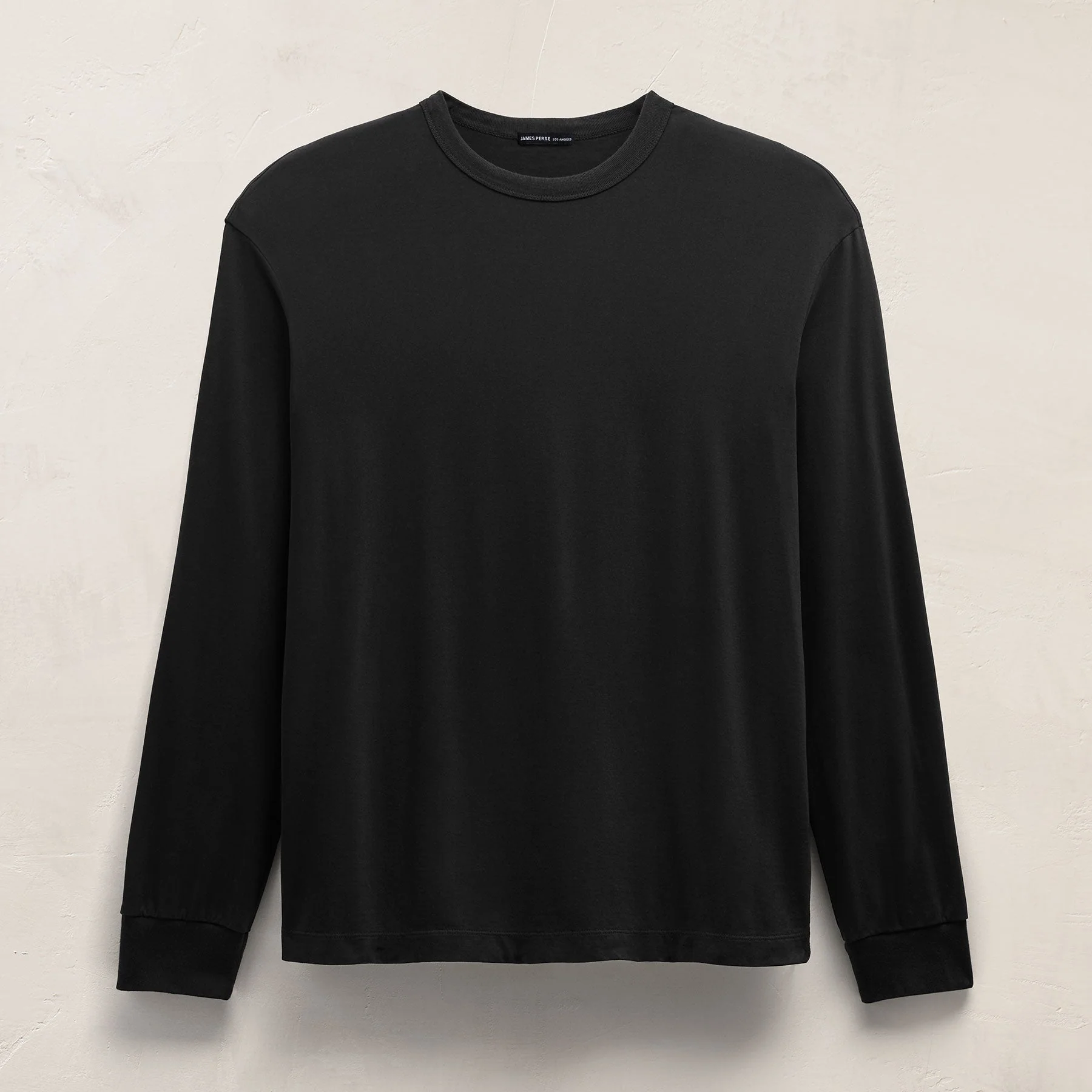 Heavy Luxe Jersey Oversized Long Sleeve - Black - Image 2