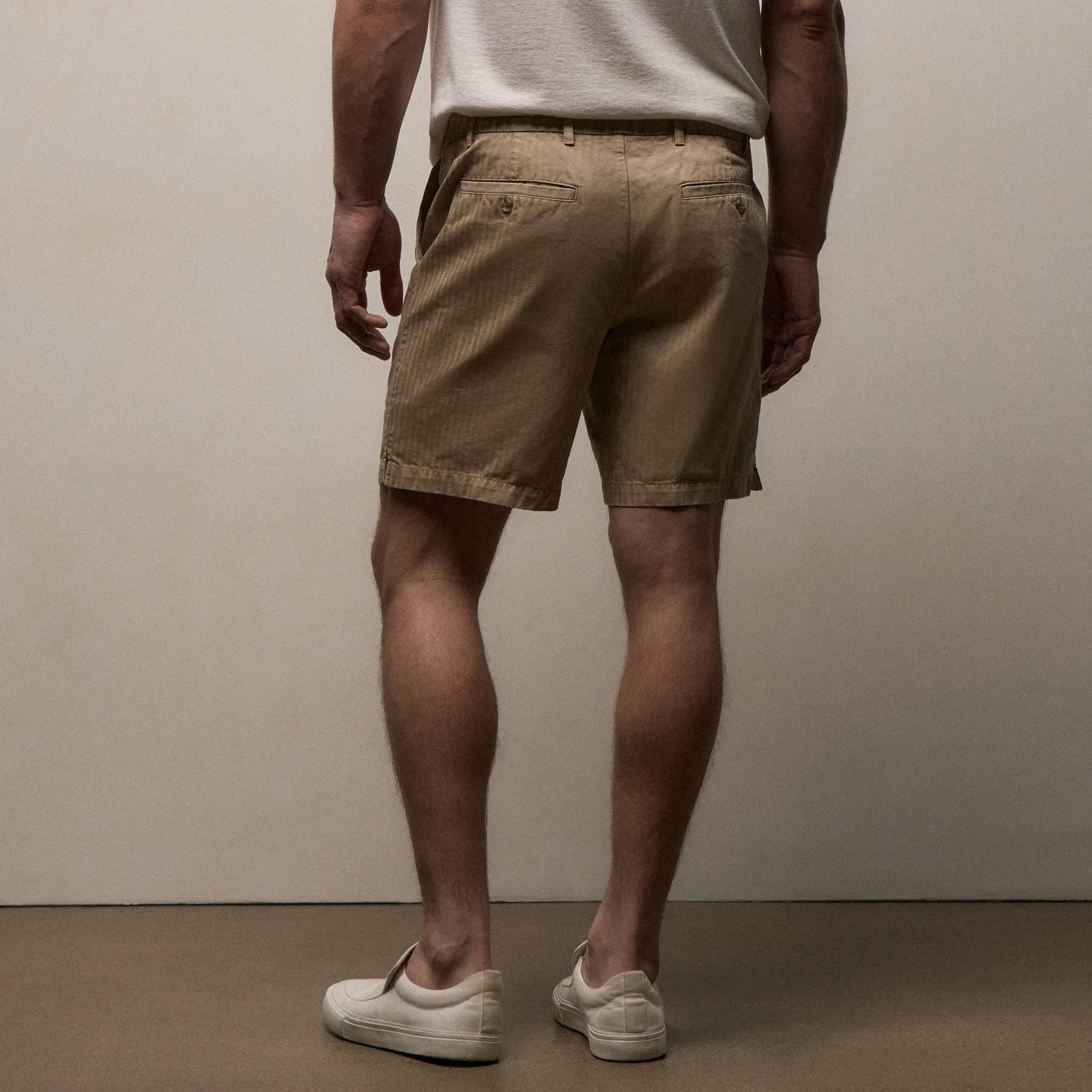 Herringbone Surplus Short - Light Khaki Pigment - Image 6