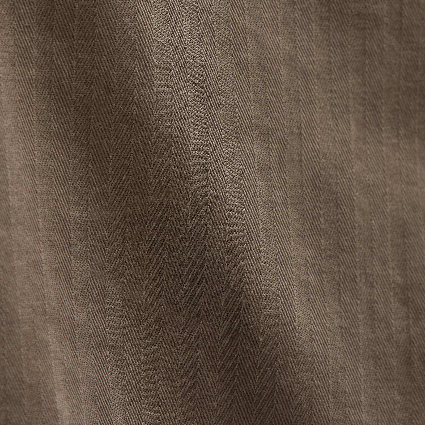 Herringbone Twill Shirt Jacket - Caribou Pigment - Image 7
