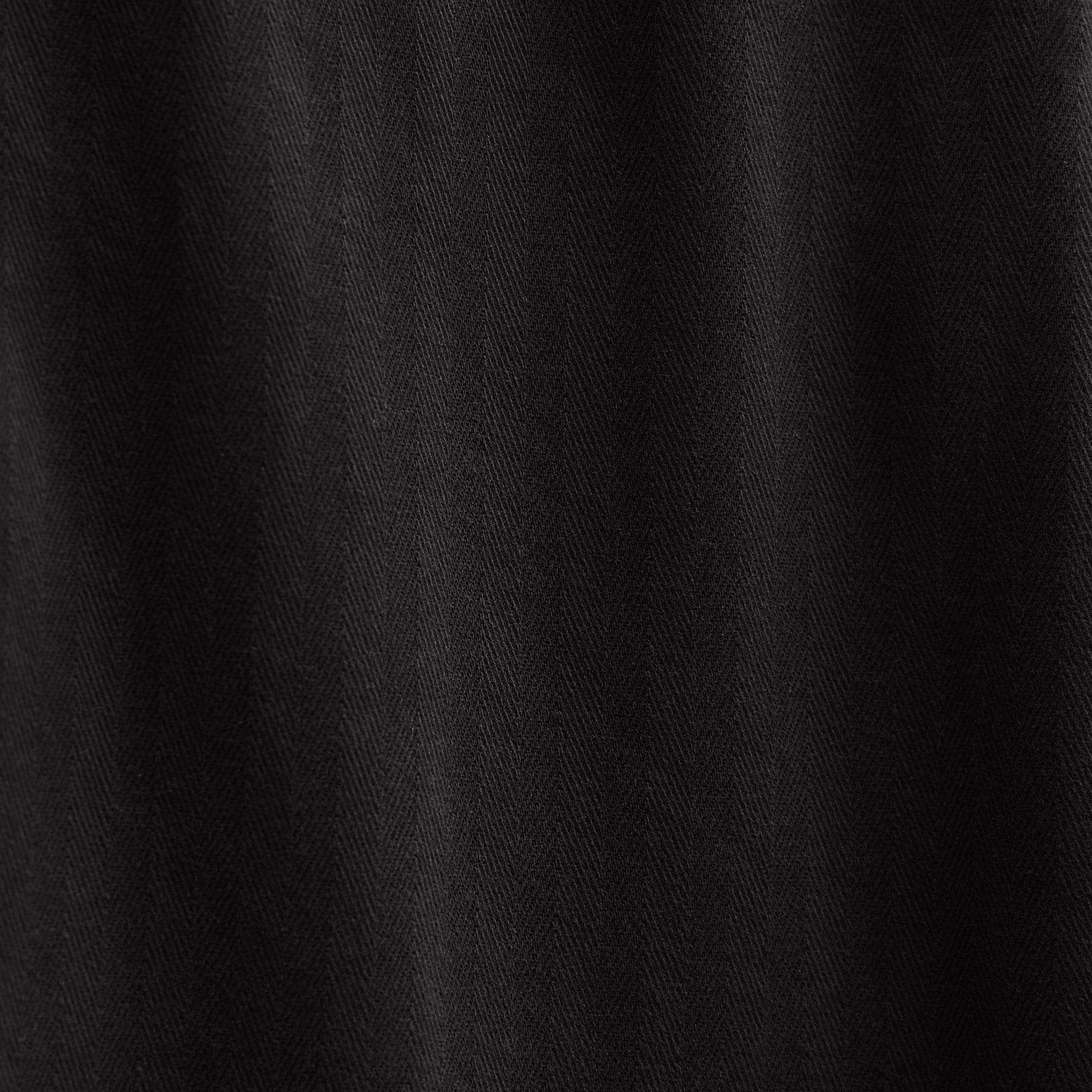 Herringbone Twill Trouser - Black - Image 8