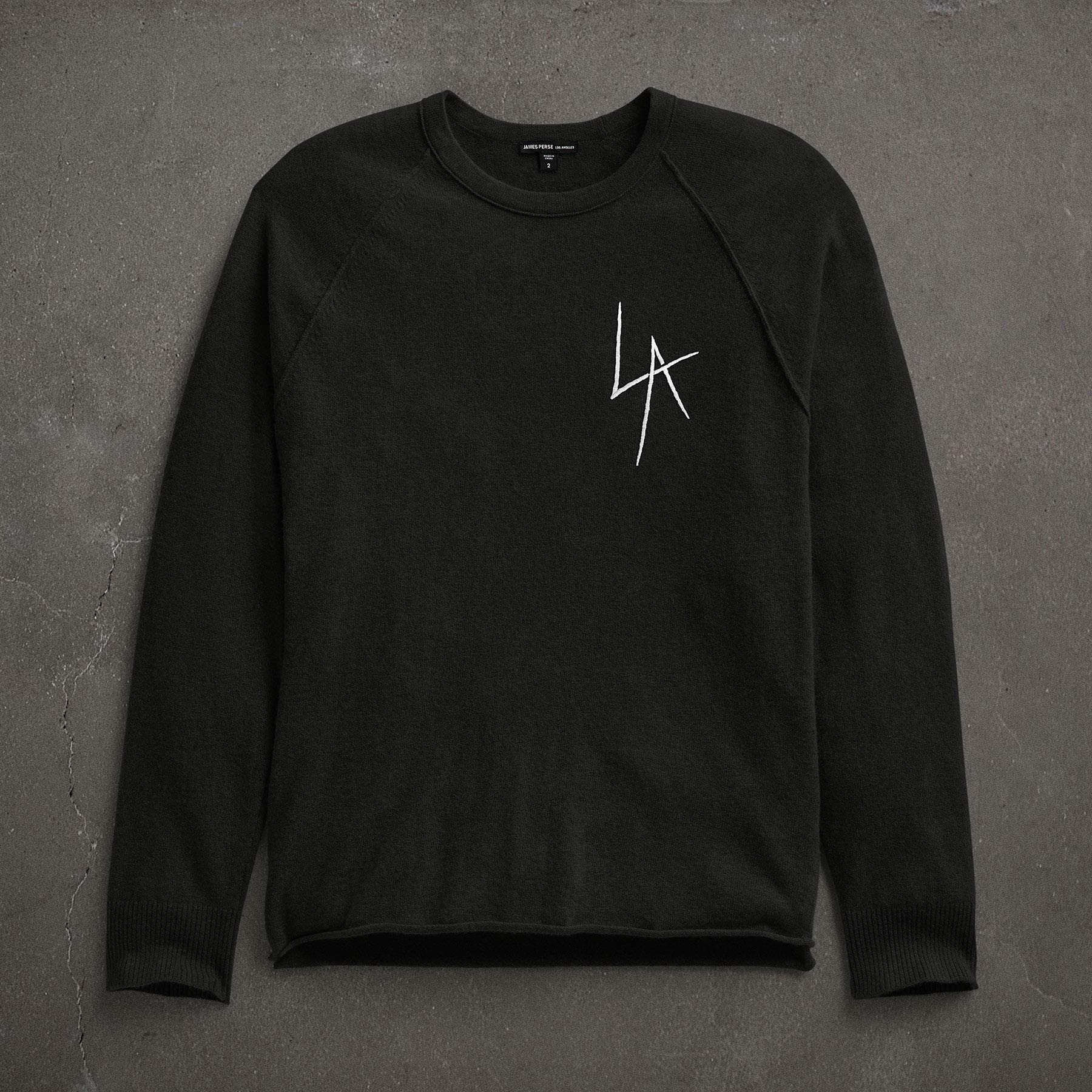 JP x LA Cashmere Raglan - Black