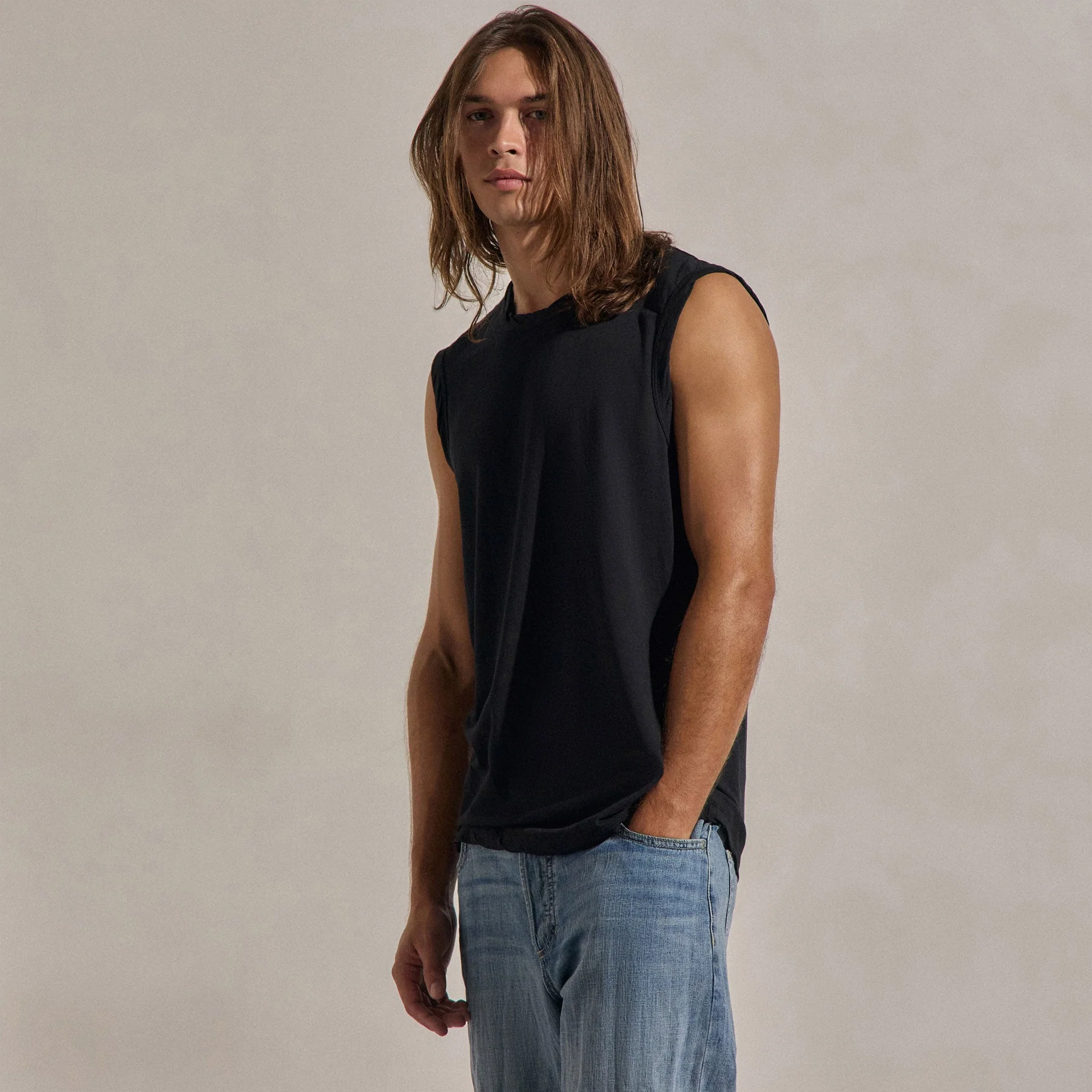 LA Muscle Tank - Black - Image 8