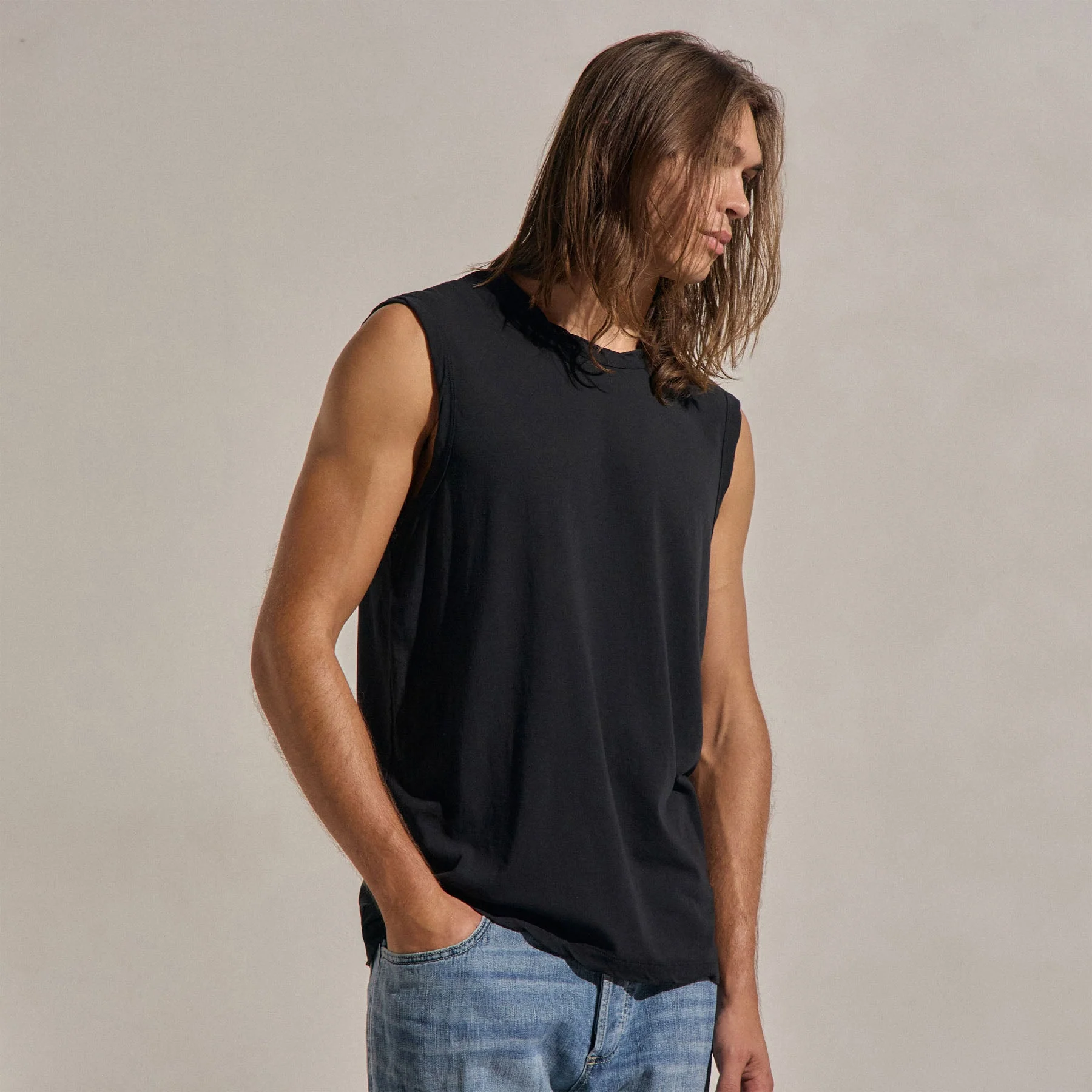 LA Muscle Tank - Black - Image 9
