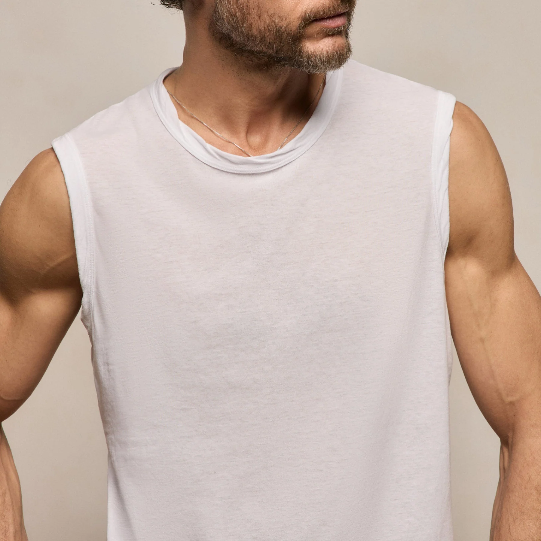 LA Muscle Tank - White - Image 3