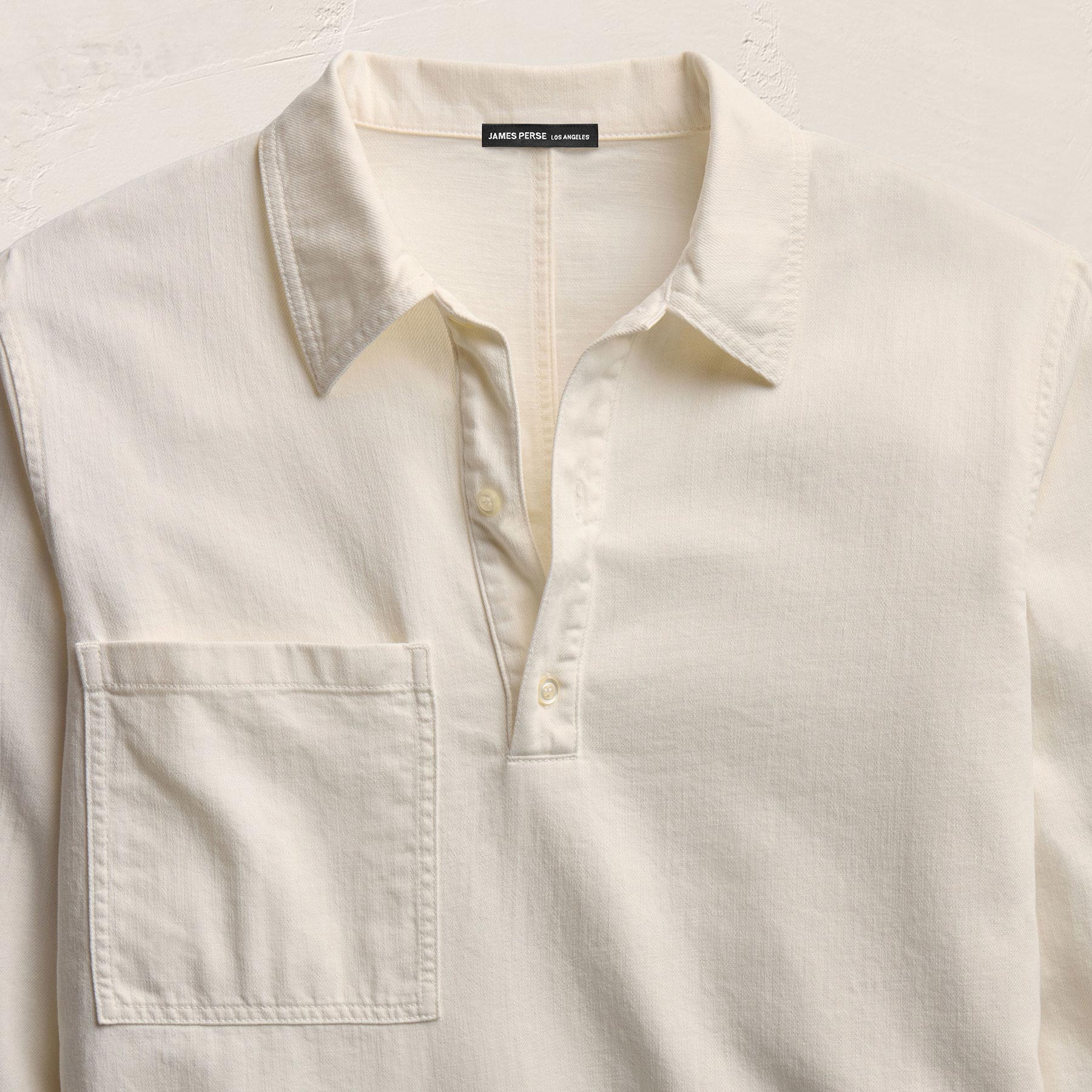 Lightweight Denim Patch Pocket Top - Coastal Cloud - Image 7
