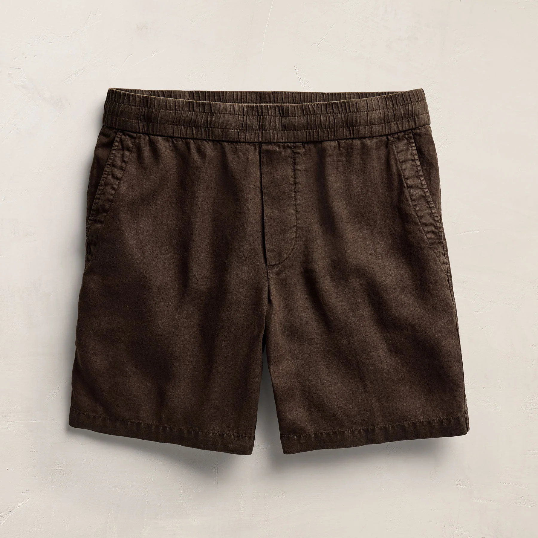 Lightweight Linen Relaxed Short - Bark Pigment - Image 2