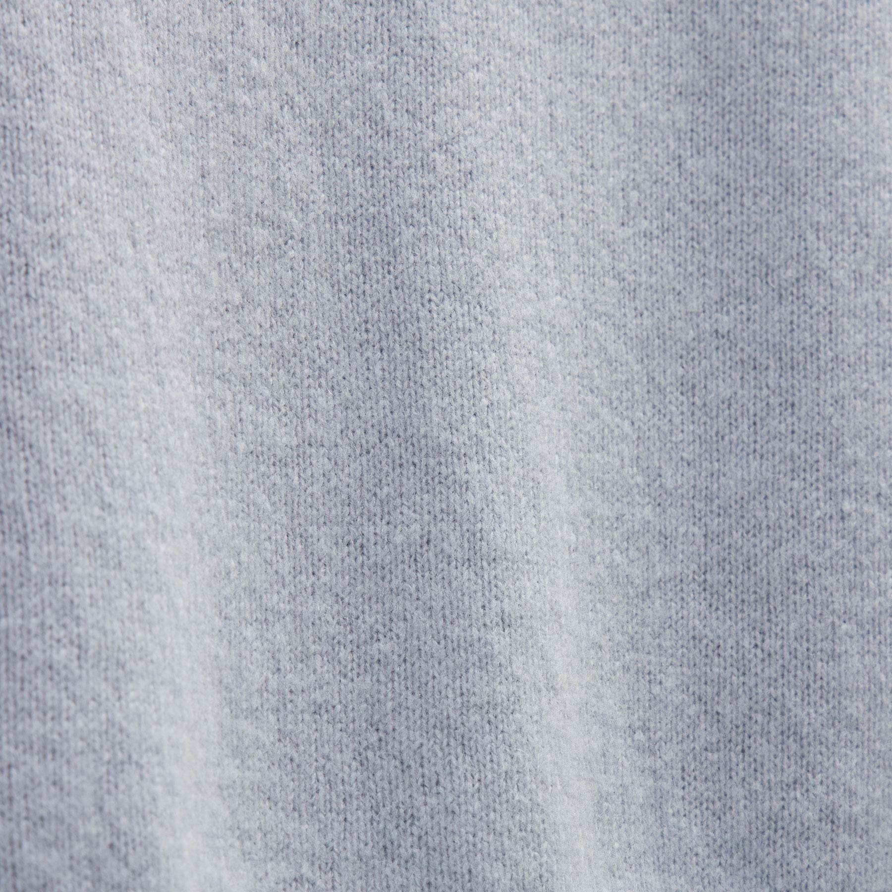 Lightweight Textured Cashmere Crew - Pale Blue - Image 5