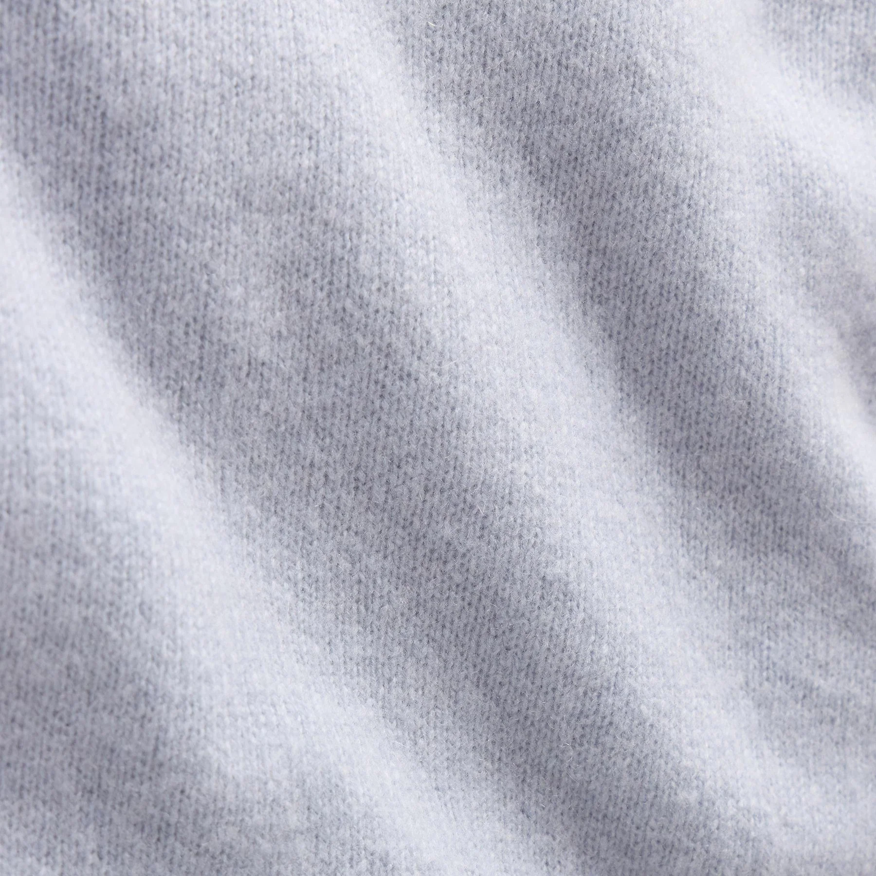 Lightweight Textured Cashmere Crew - Pale Blue - Image 5