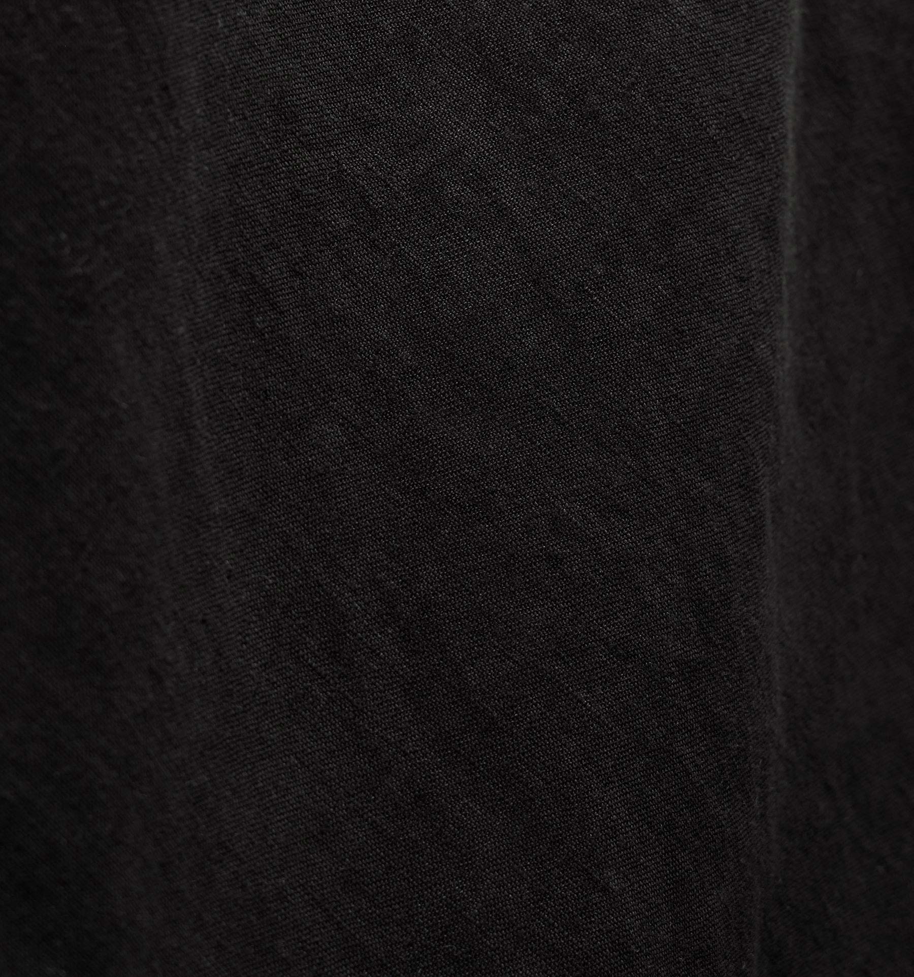 Linen Halter Dress - Black - Image 6