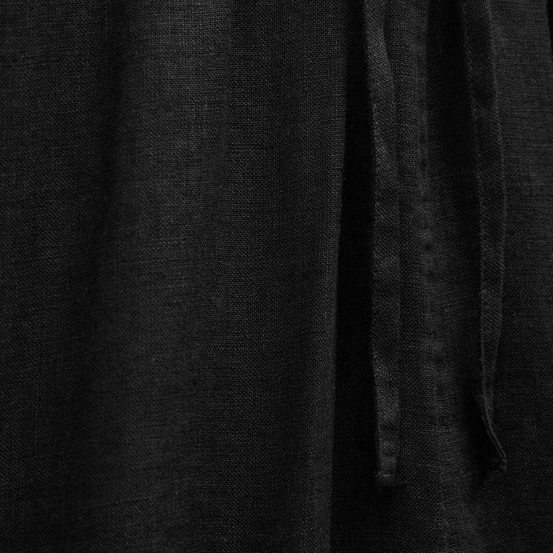 Linen Short - Black - Image 7