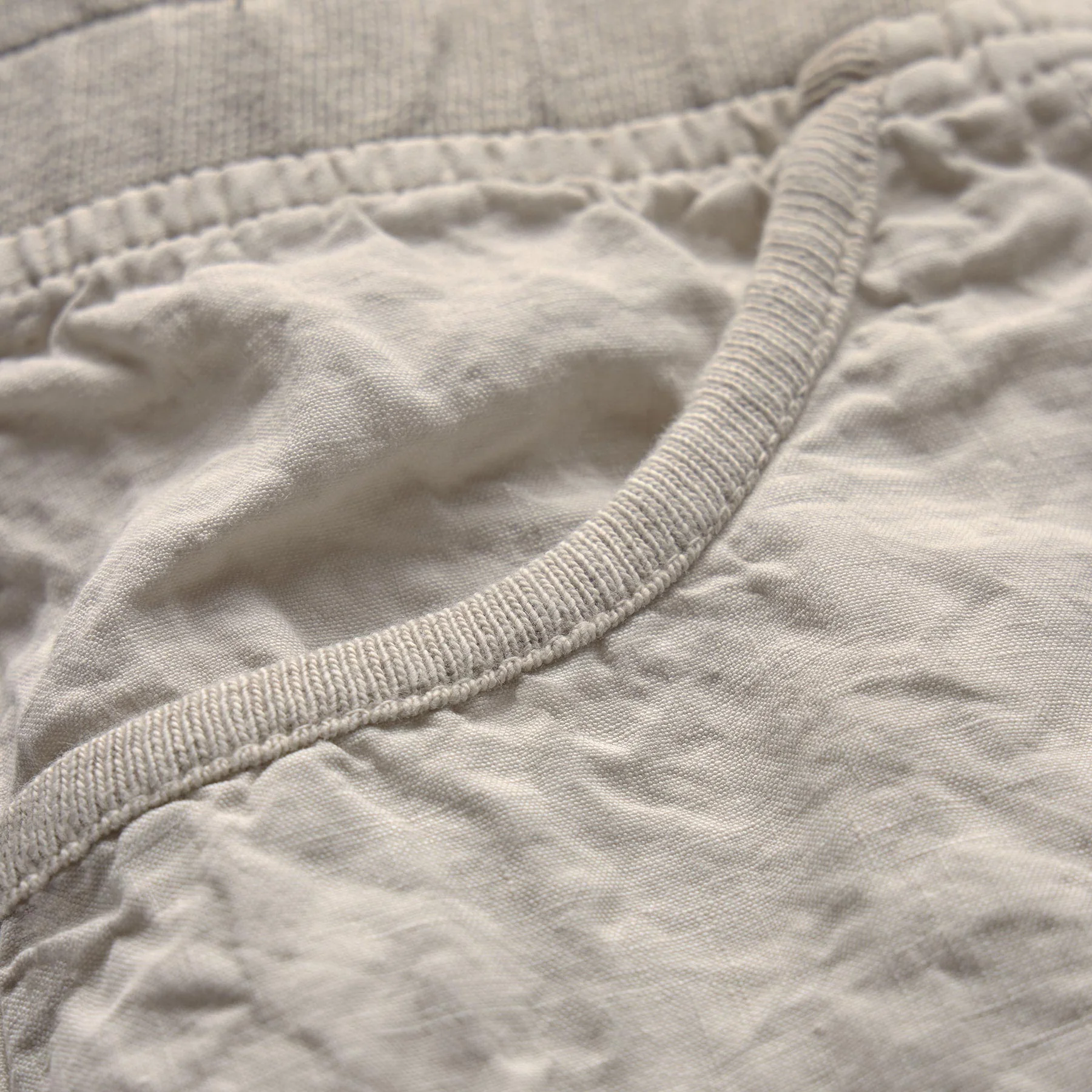 Linen Utility Mini Skirt - Salt Pigment - Image 6
