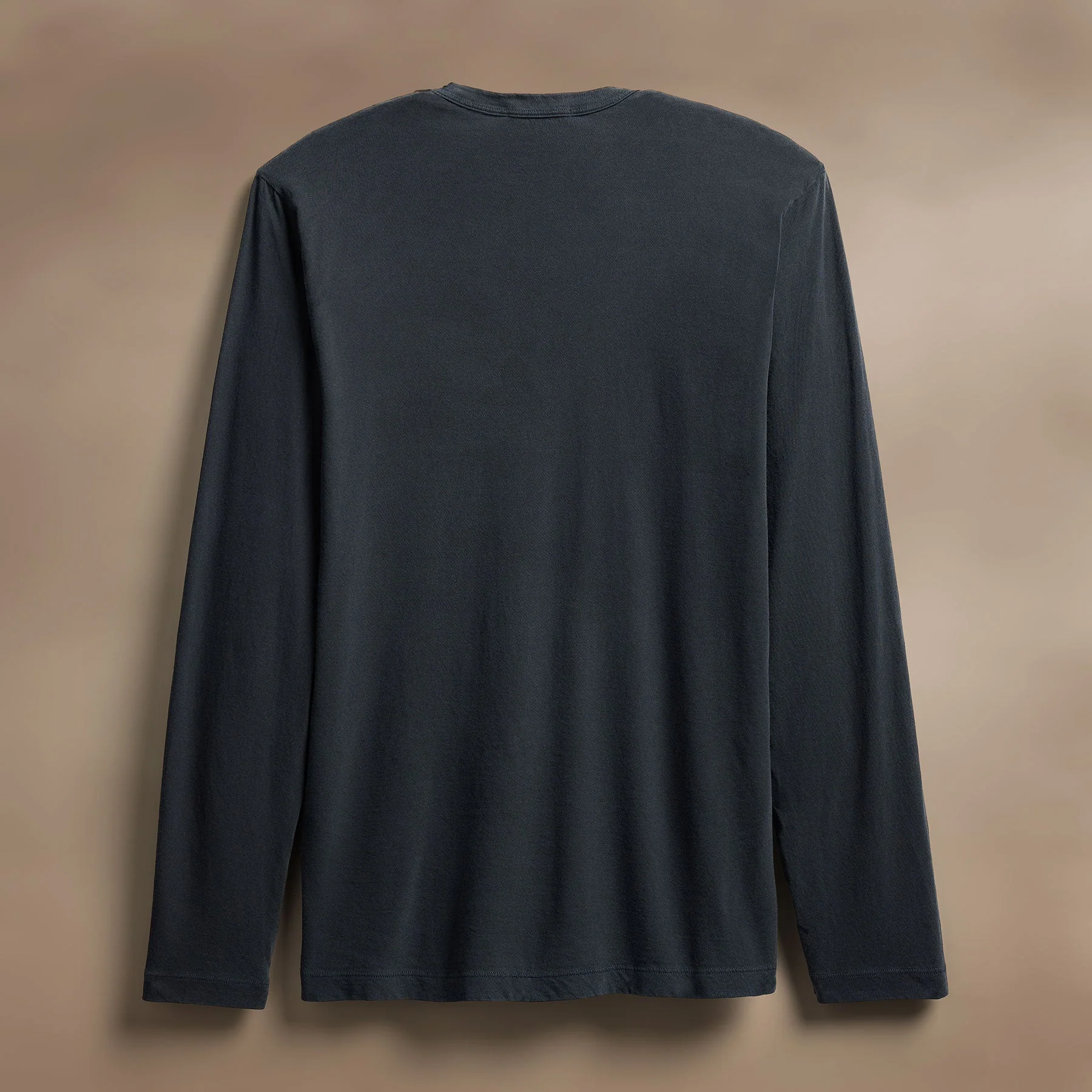 Long Sleeve Crew Neck - Blue Noir Pigment - Image 3