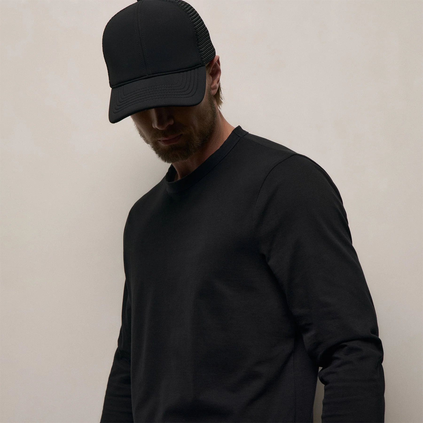 Heavy Luxe Jersey Long Sleeve - Black - Image 3