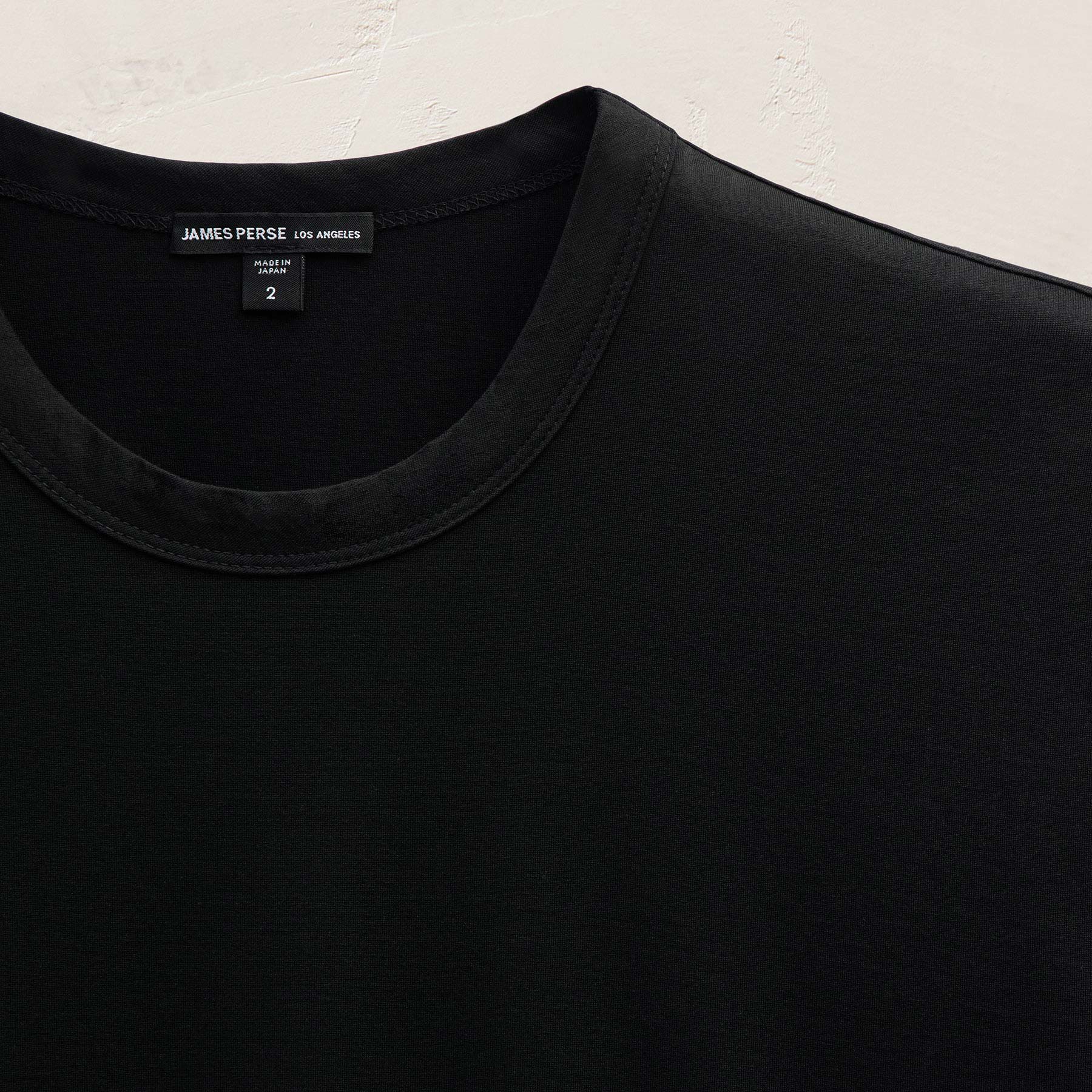 Lotus Jersey Double Ply Crew - Black - Image 3