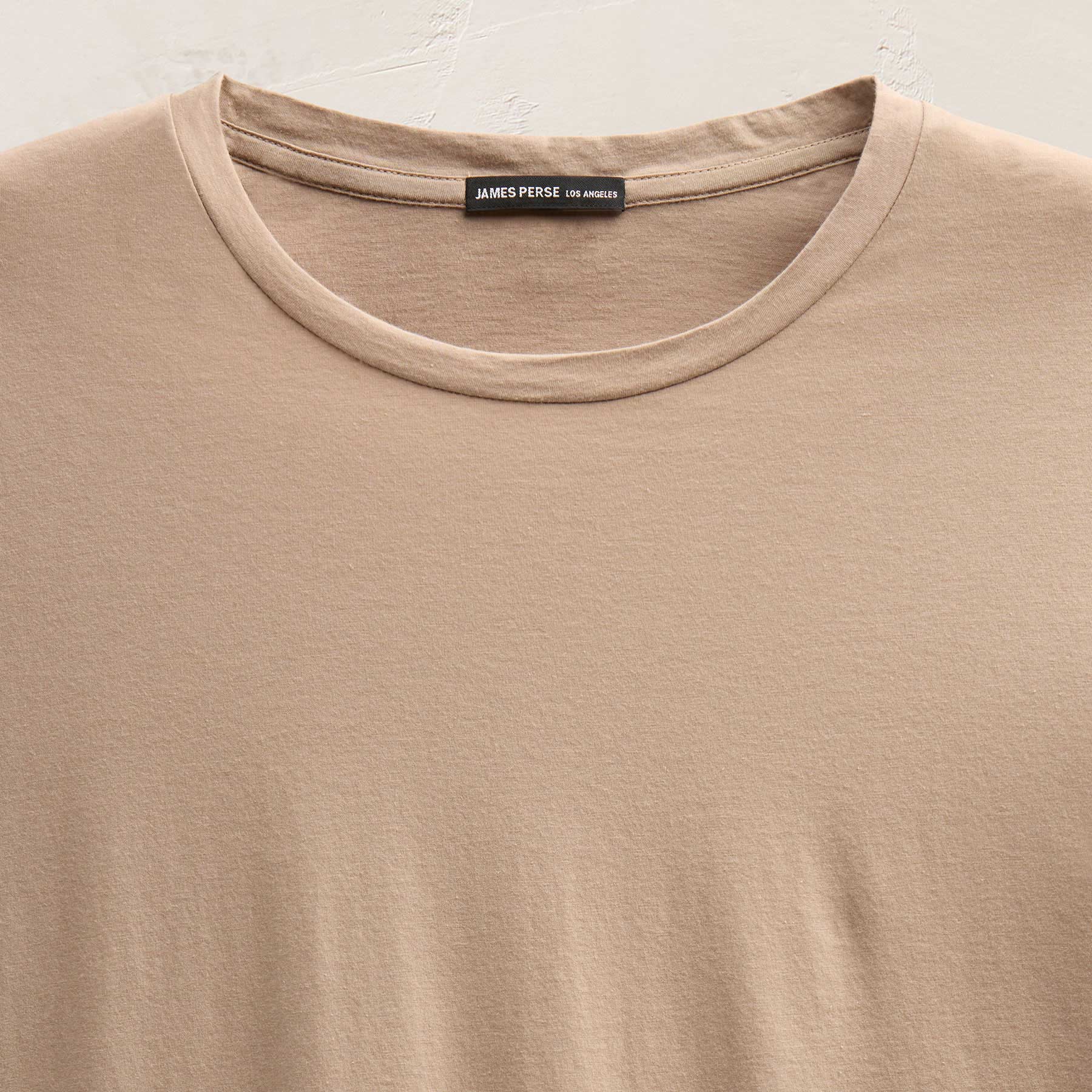 Luxe Lotus Jersey Crew - Coffee - Image 4