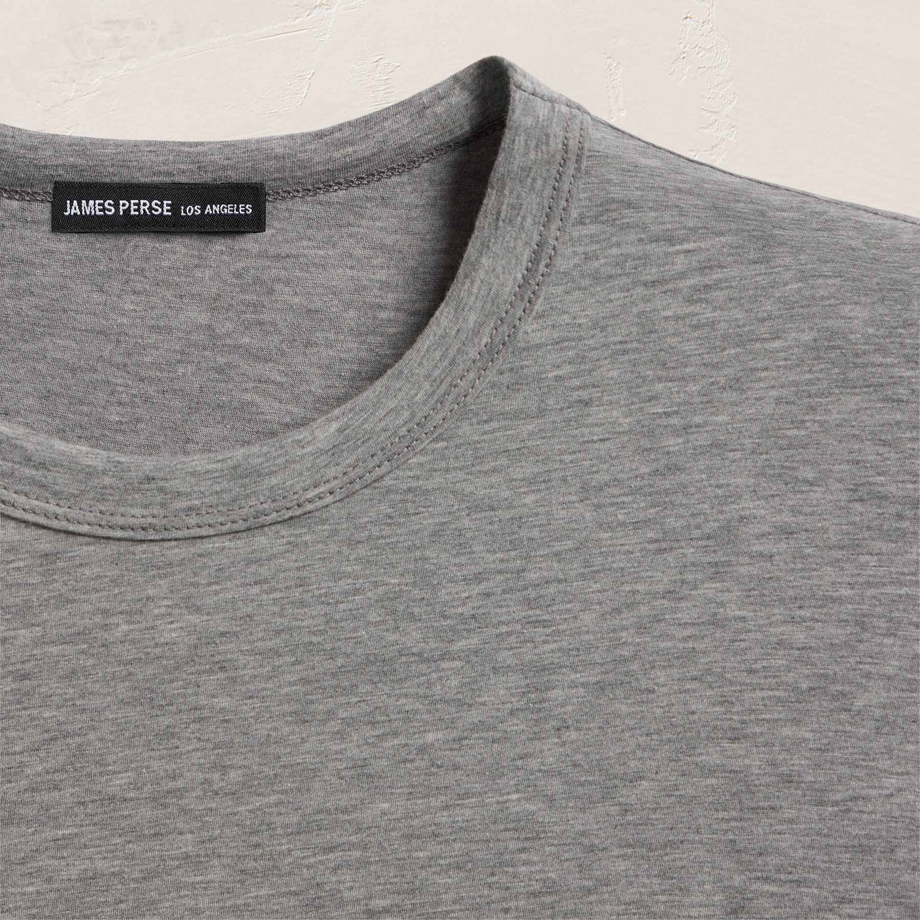 Luxe Lotus Jersey Long Sleeve - Heather Grey - Image 6