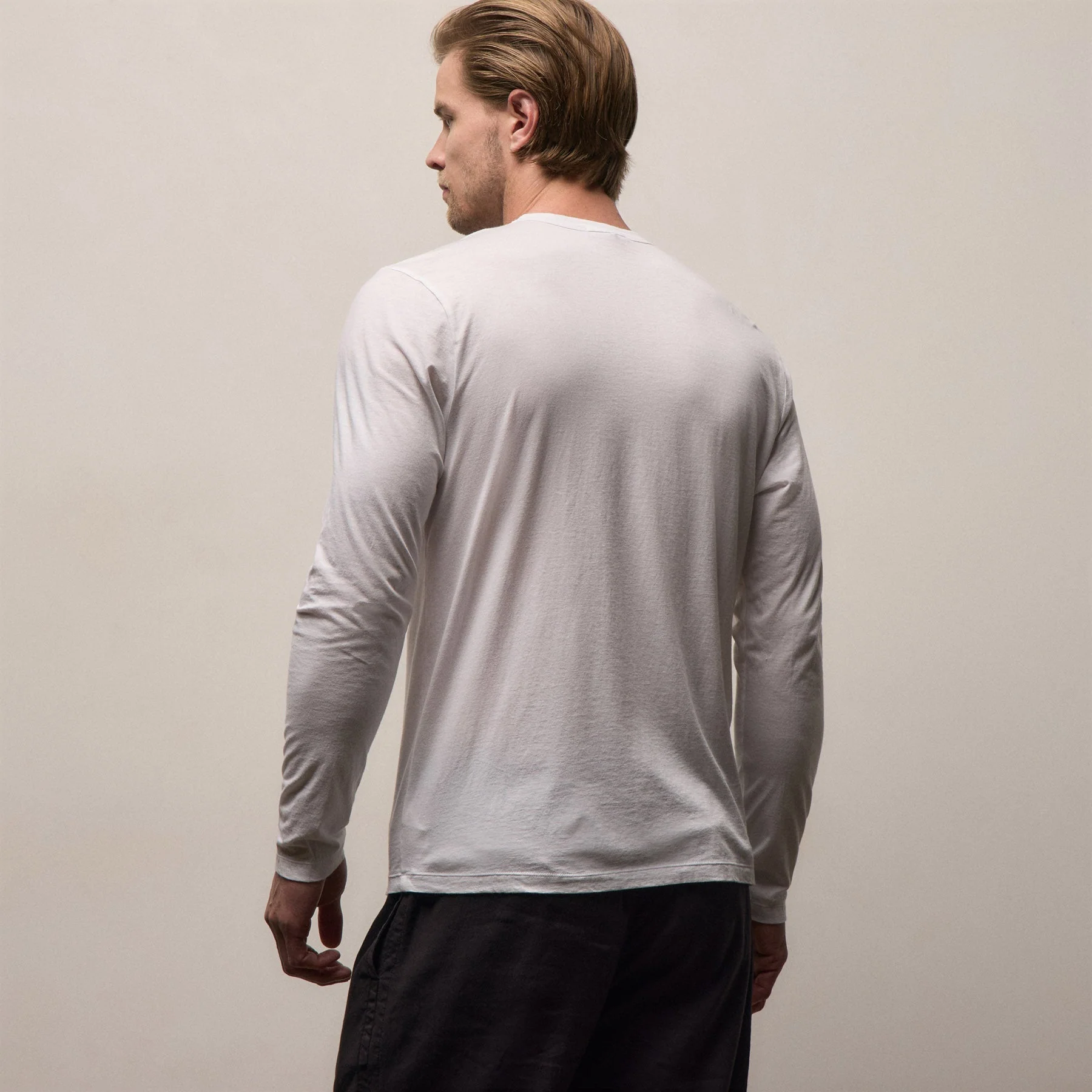 Luxe Lotus Jersey Long Sleeve - White - Image 5