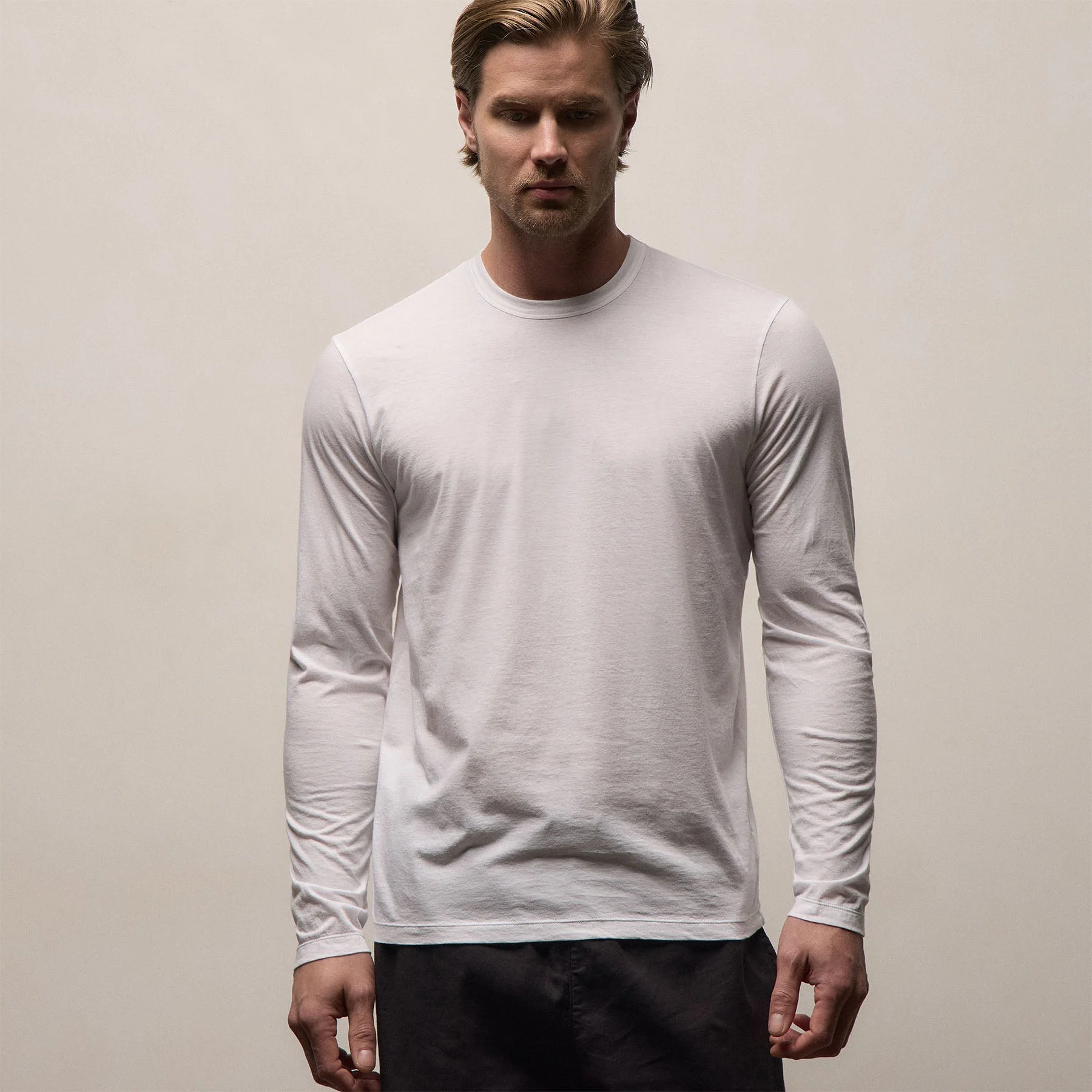Luxe Lotus Jersey Long Sleeve - White - Image 6