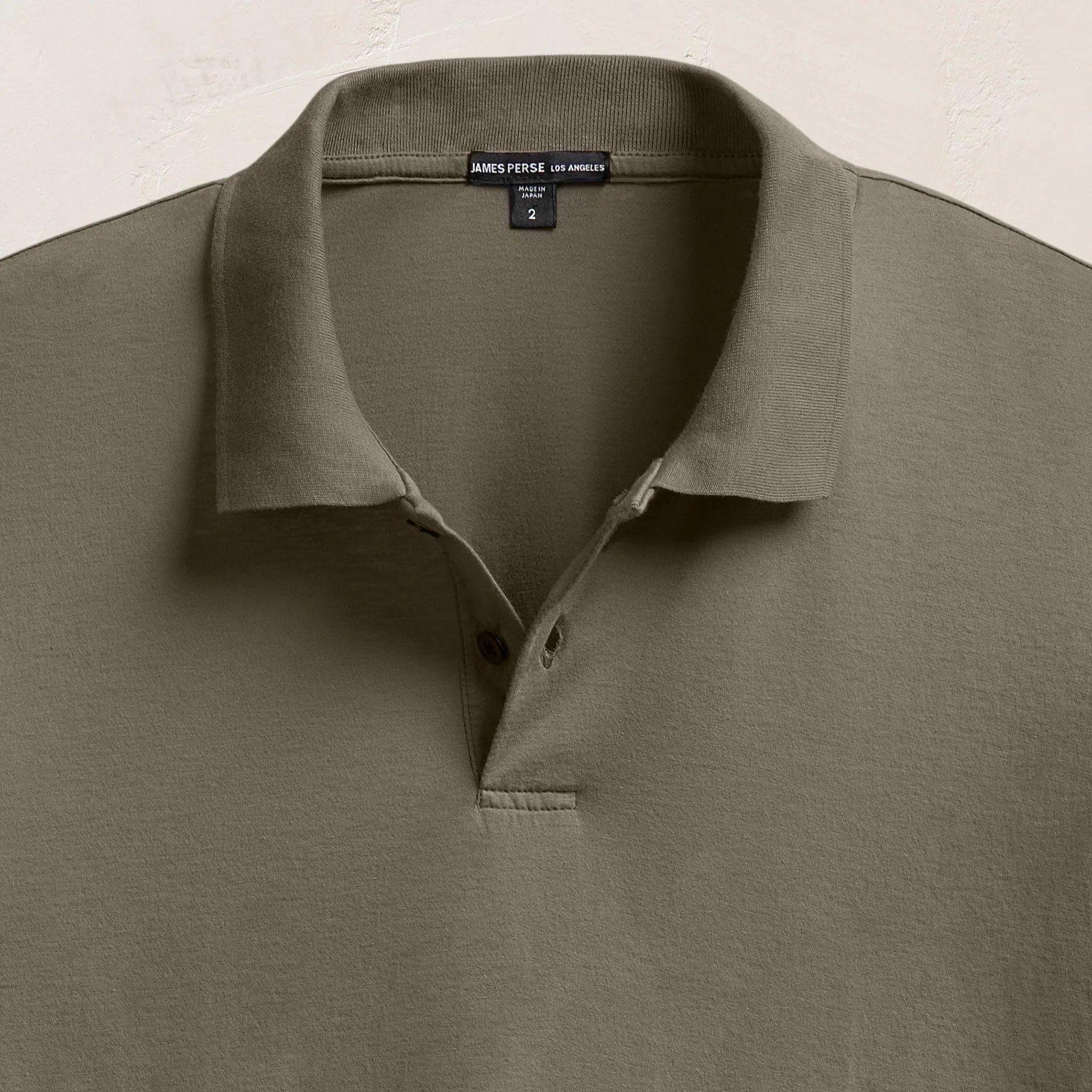 Luxe Lotus Jersey Polo - Birch - Image 2